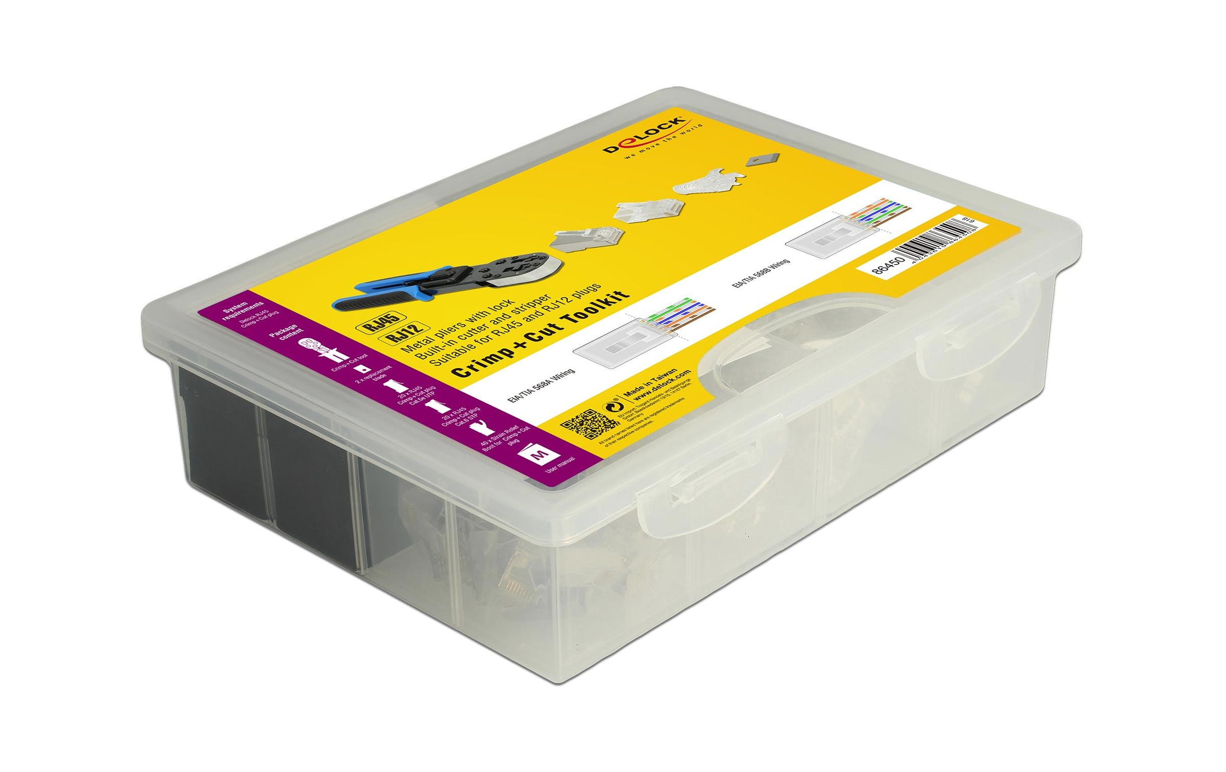 Delock Set d'outils »RJ45 Crimp&Cut Werkzeugset«
