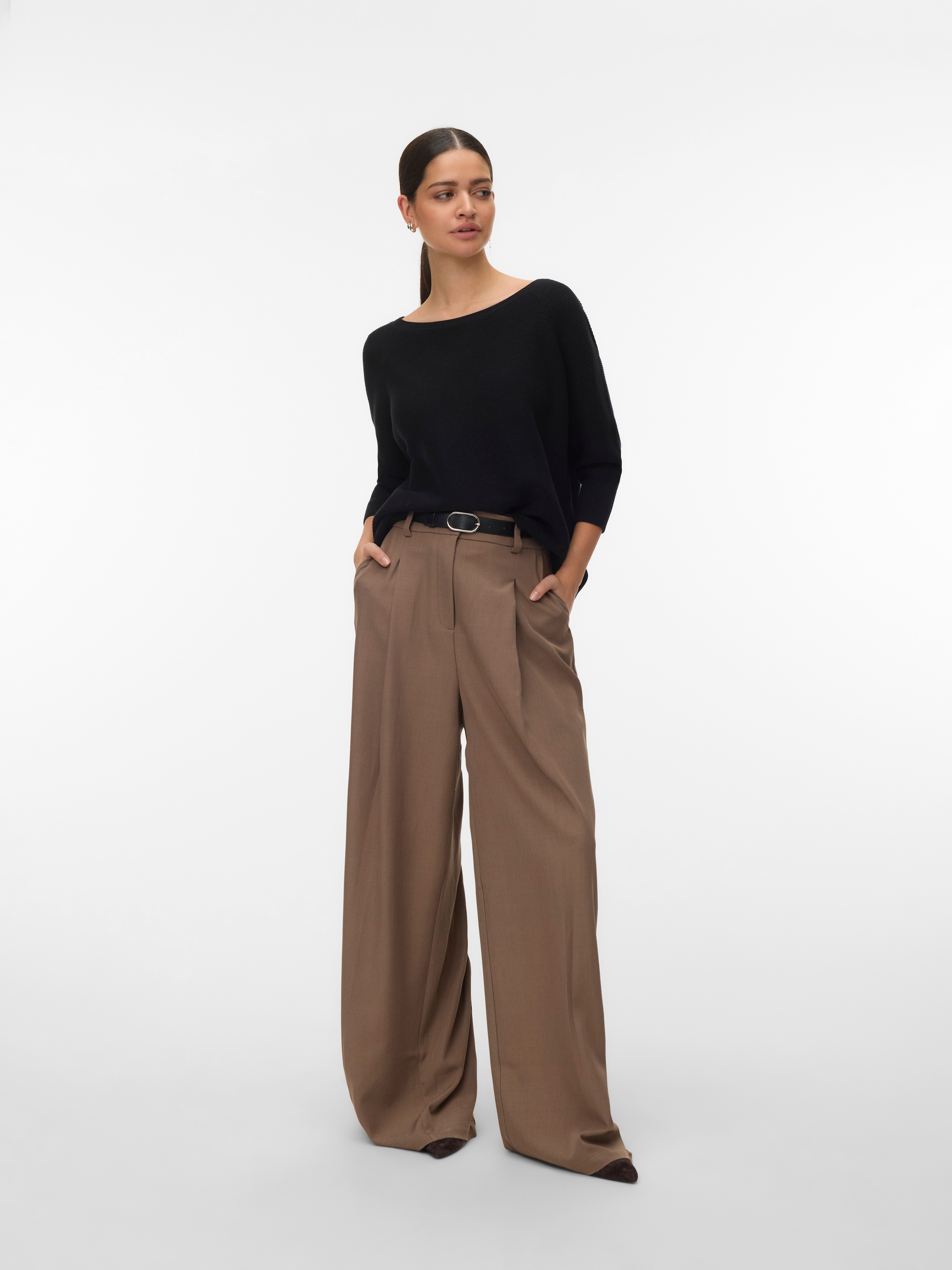 Vero Moda Pull en tricot »VMNEW NORA 3/4 BOATNECK PULLOVER NOOS«