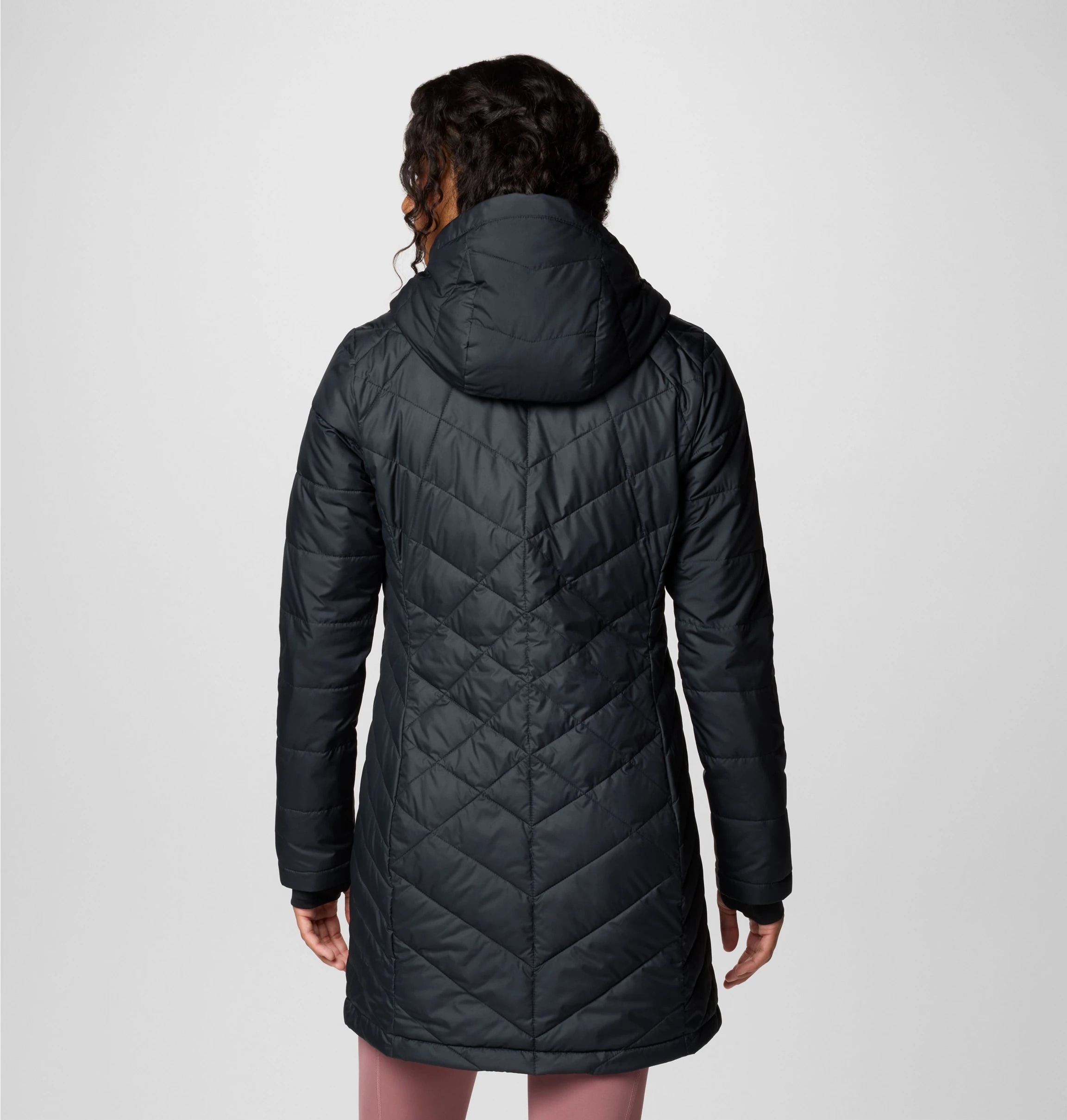 Columbia Steppmantel »HEAVENLY LONG HOODED JACKET«, (1 tlg.)