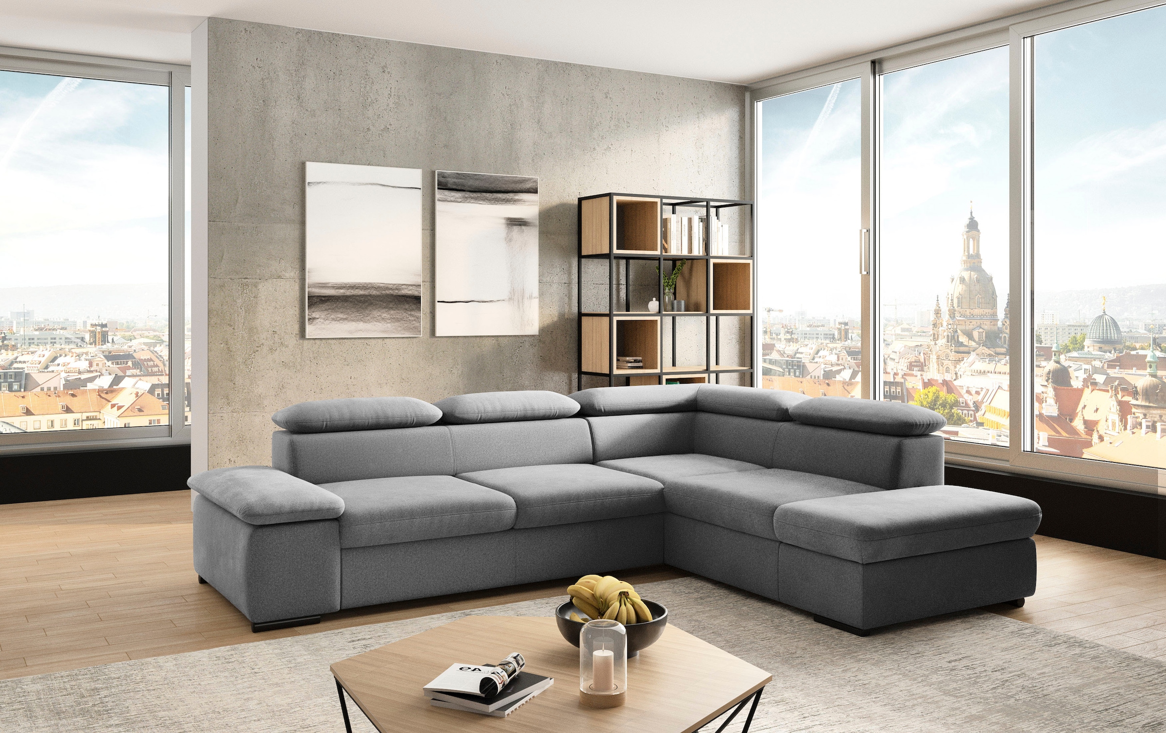 Image of sit&more Ecksofa "Alcudia L-Form, B: 272 cm, Arm- und Kopfteilverstellung, Eckcouch" optional Schlaffunktion, Komfortsitz
