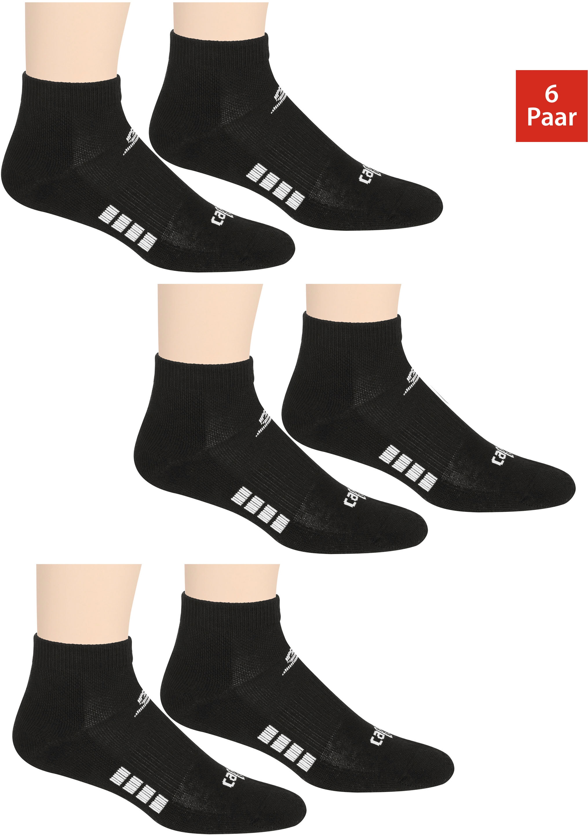 Capelli Sport Sneakersocken, (6 Paar)