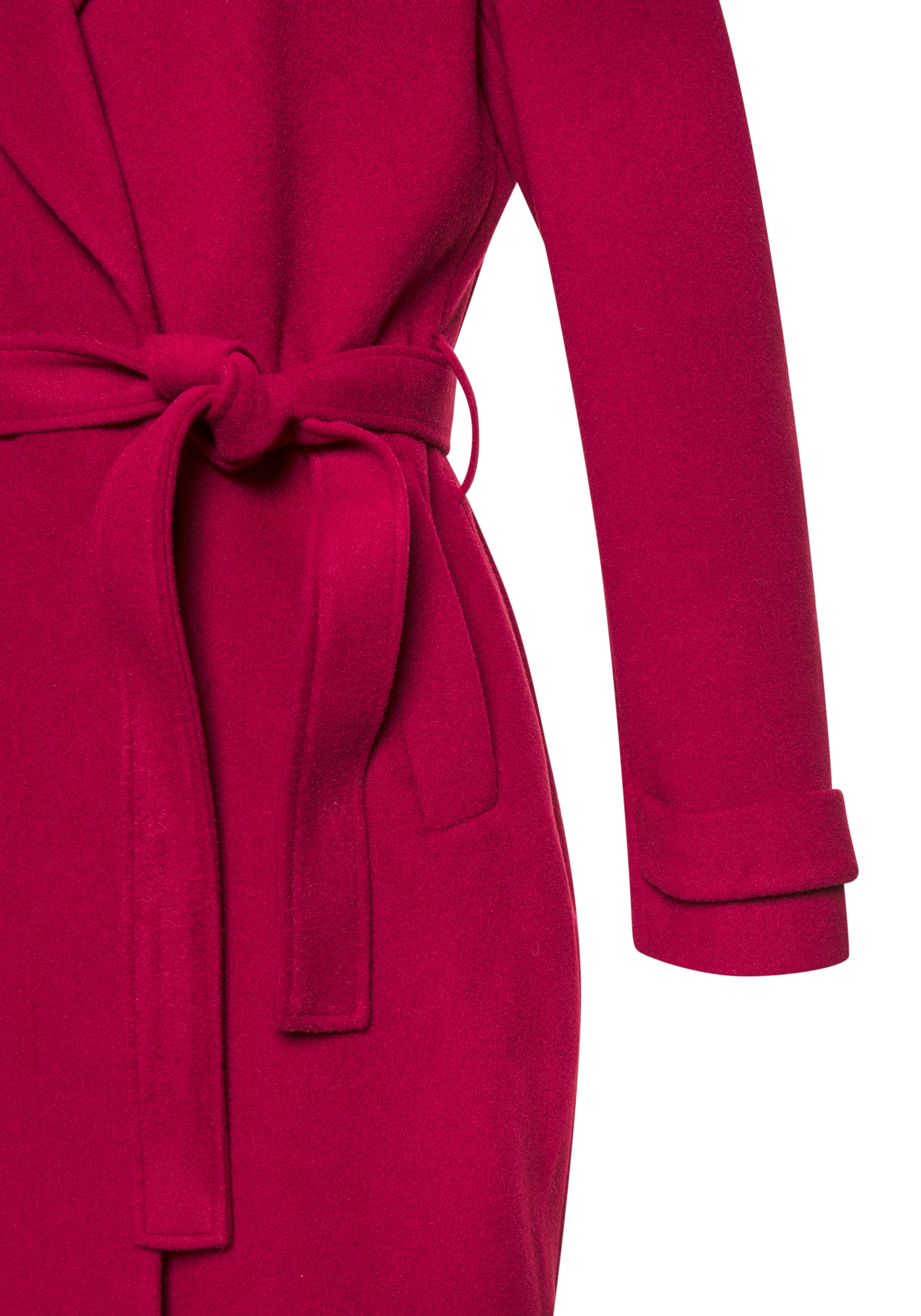 LASCANA Manteau long mit Bindegürtel,  mit Reverskragen, eleganter Damenmantel
