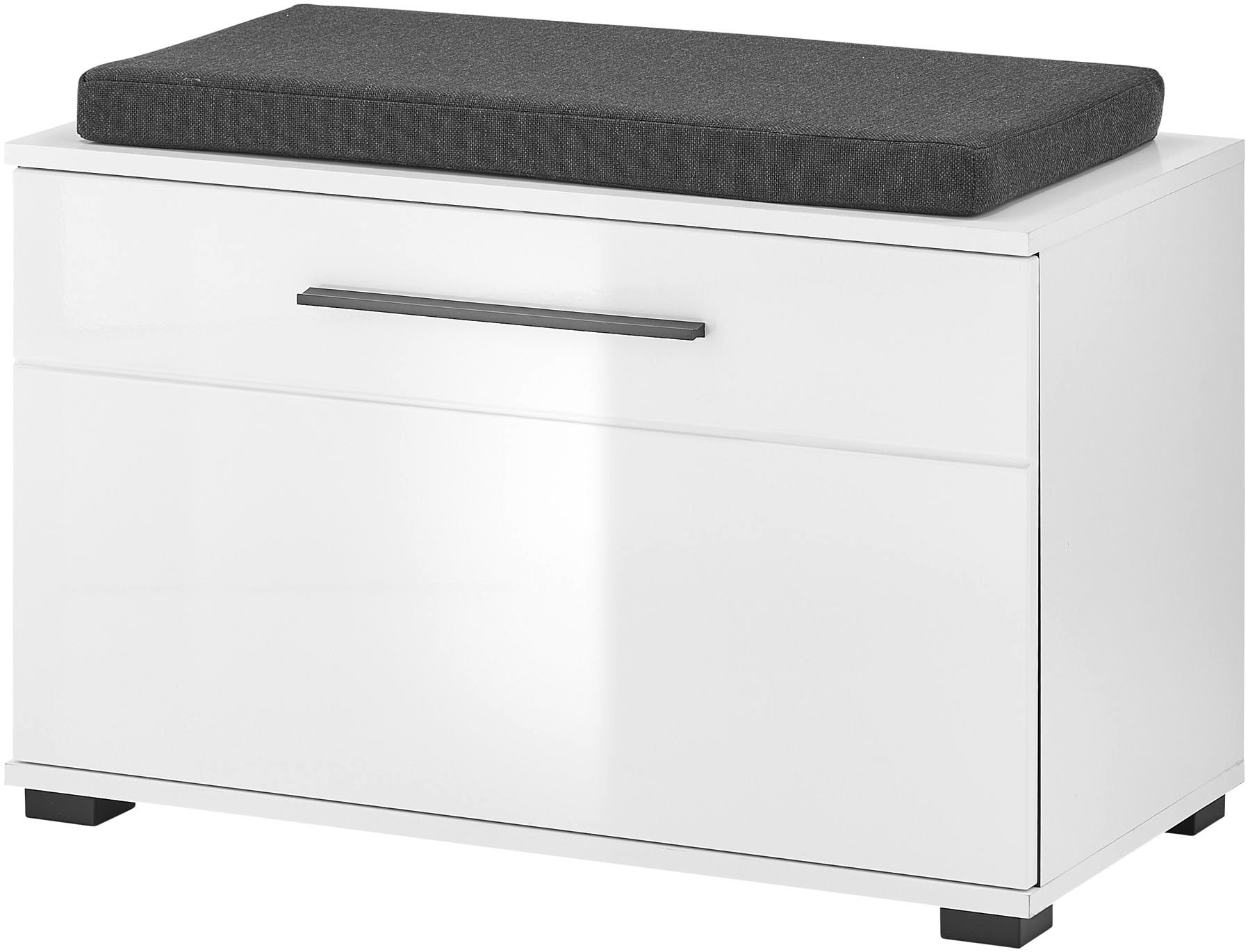 Home affaire Polsterbank »Cantara, Garderobenbank mit Klappe, Sitzbank in zwei Farben« 2 Stk. tlg. inkl. Sitzkissen, Platz für ca. 6 Paar Schuhe, 80 cm breit