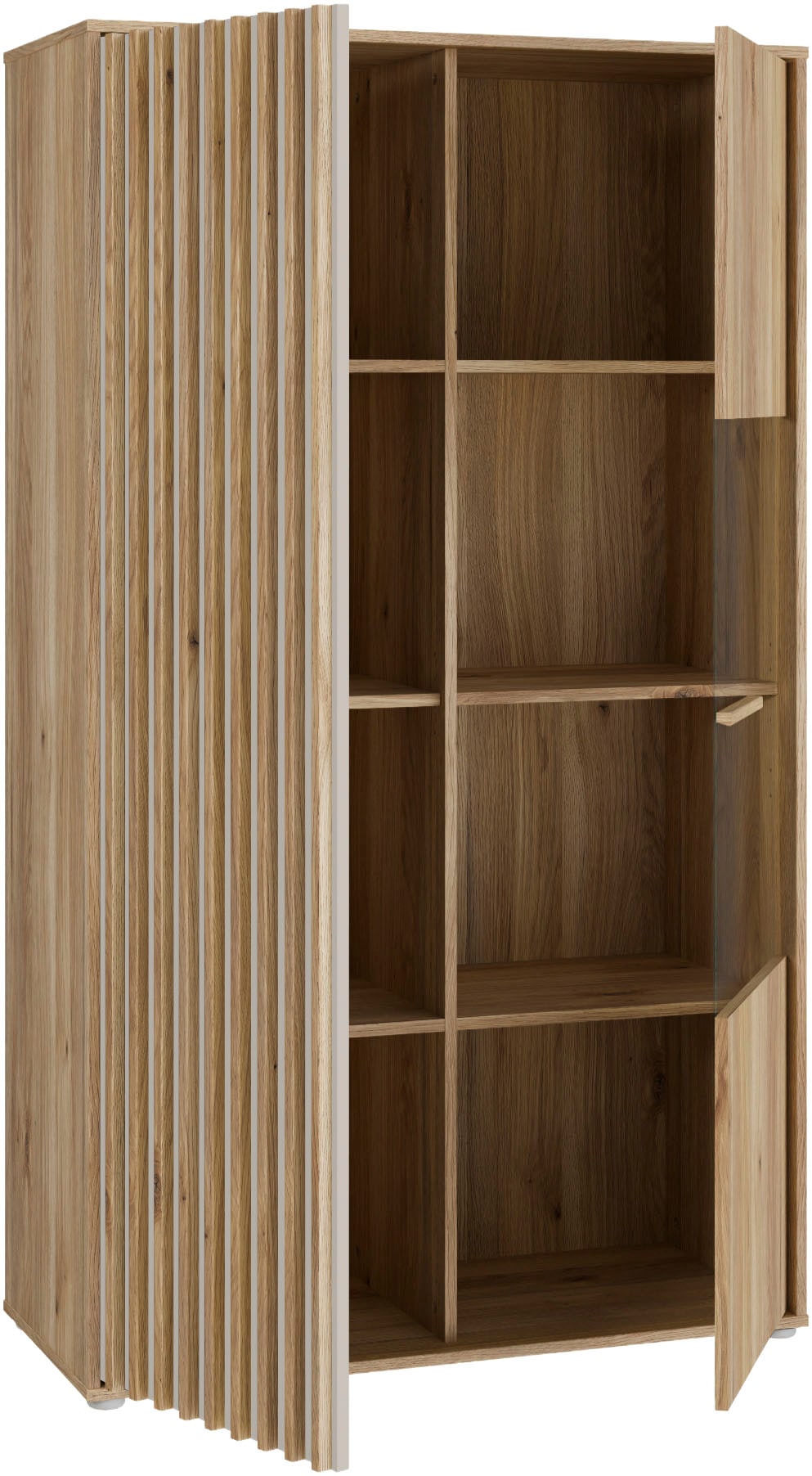 FORTE Buffet haut »Forte Arank Highboard, Glastüre, Beleuchtung optional bestellbar«