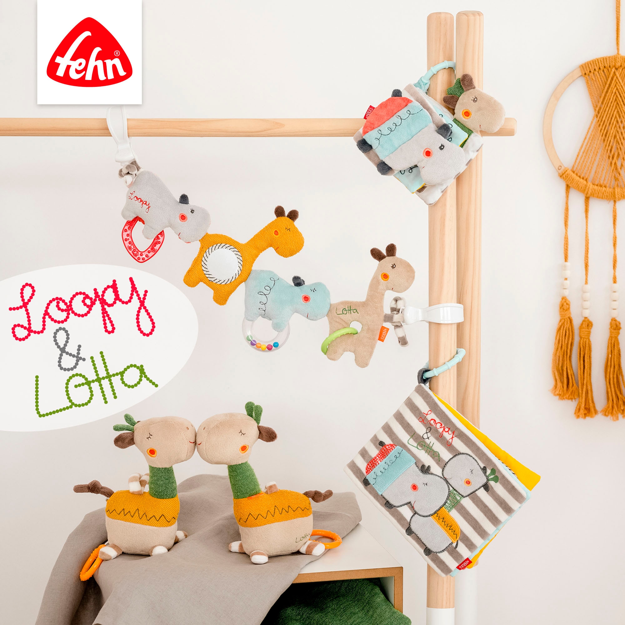 Fehn Kinderwagenkette »Classic Stars, Loopy & Lotta«