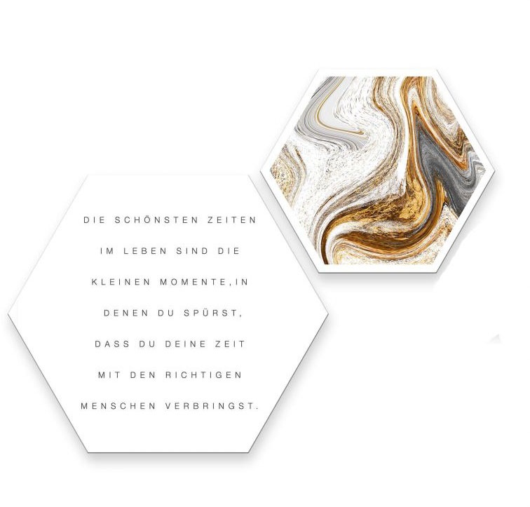 Image of Wall-Art Mehrteilige Bilder »Die schönsten Zeiten im Leben«, (Set, 2 St.) bei Ackermann Versand Schweiz