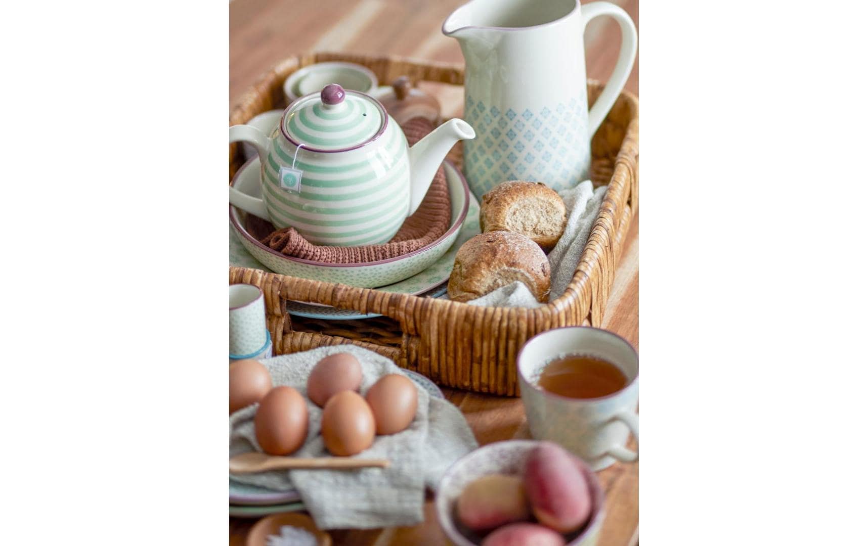 Bloomingville Assiette plate »Patrizia, ∅ 25 cm, 1 Stück, assortiert«