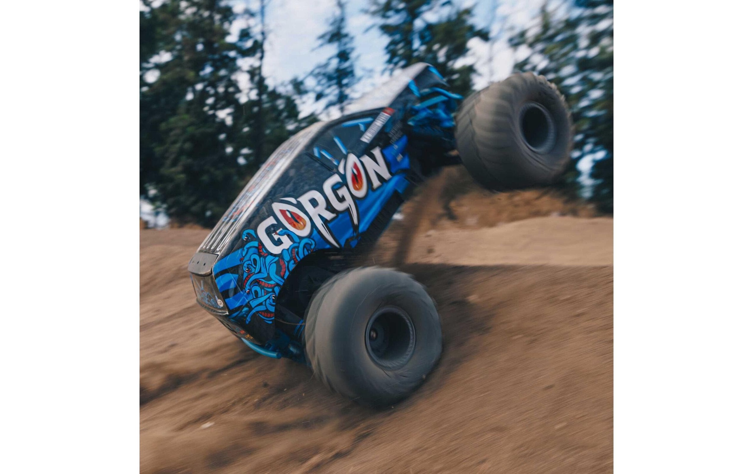RC-Boot »Arrma Gorgon MEGA 550 RWD Blau ARTR«