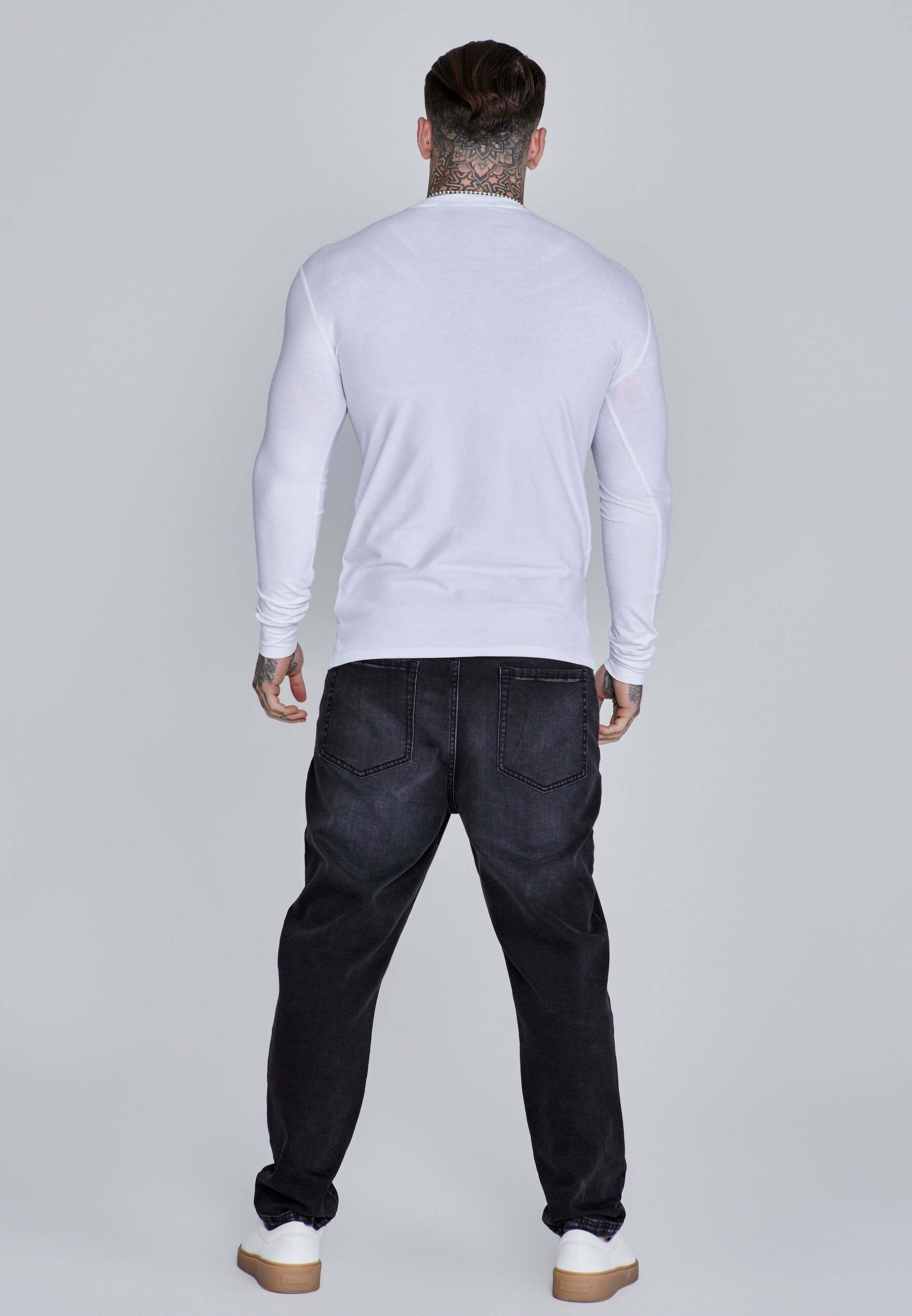 Siksilk T-shirt à manches longues »Siksilk Langarmshirt Essentials Long Sleeve T-Shirt«
