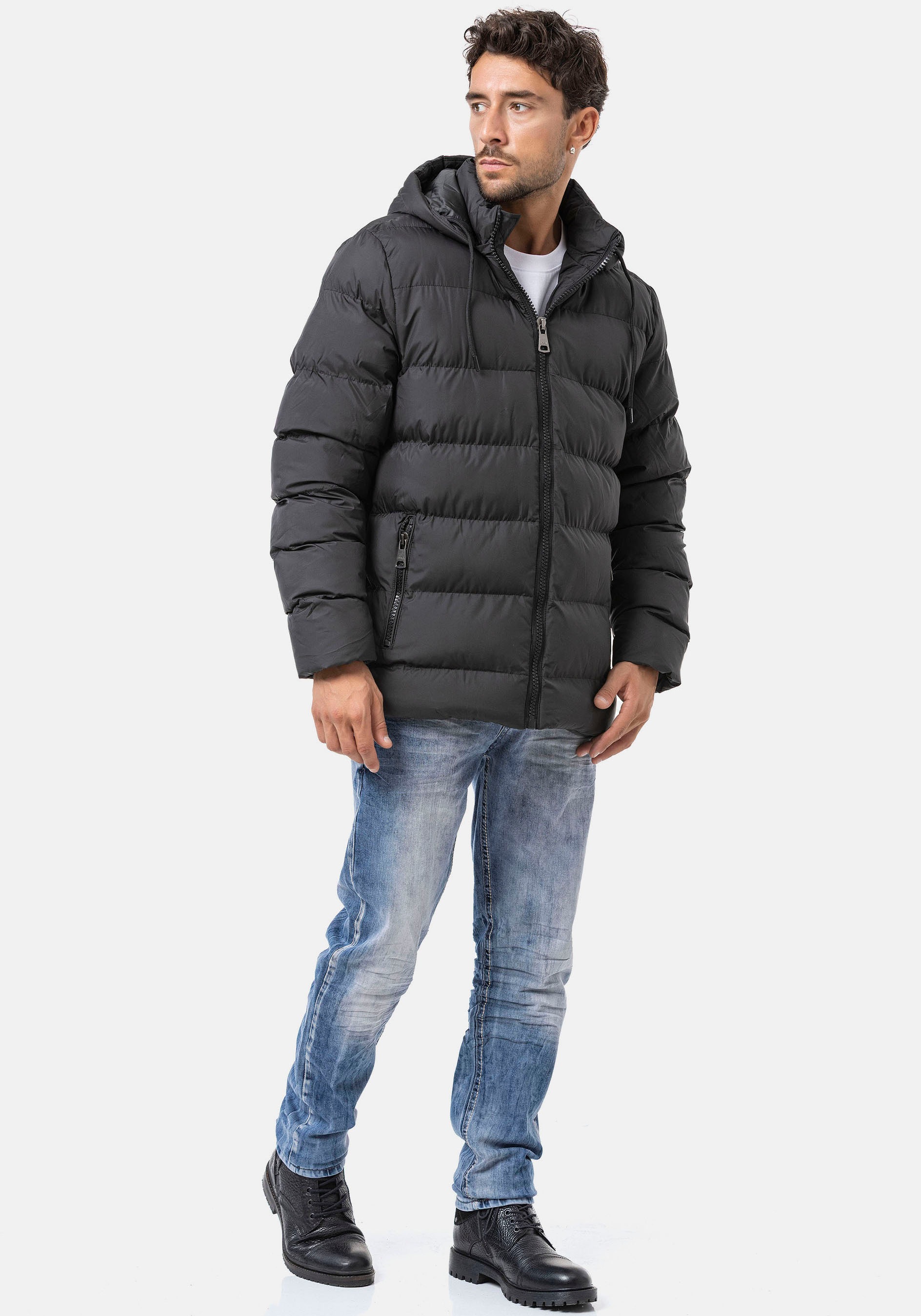 Cipo & Baxx Veste matelassée mit Kapuze
