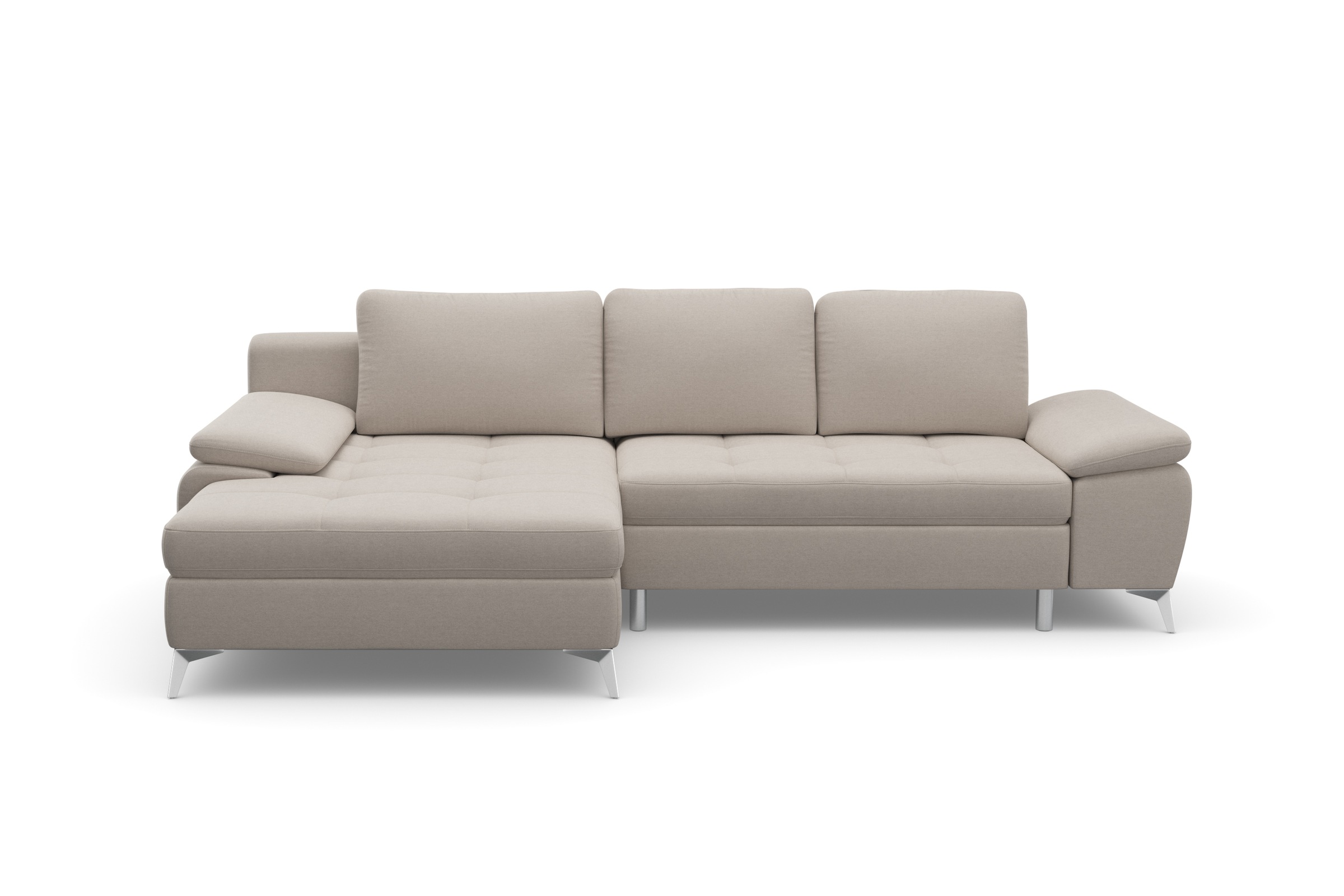 sit&more Ecksofa »Latigo L-Form«, mit Recamiere, wahlweise mit Bettfunktion und Bettkasten