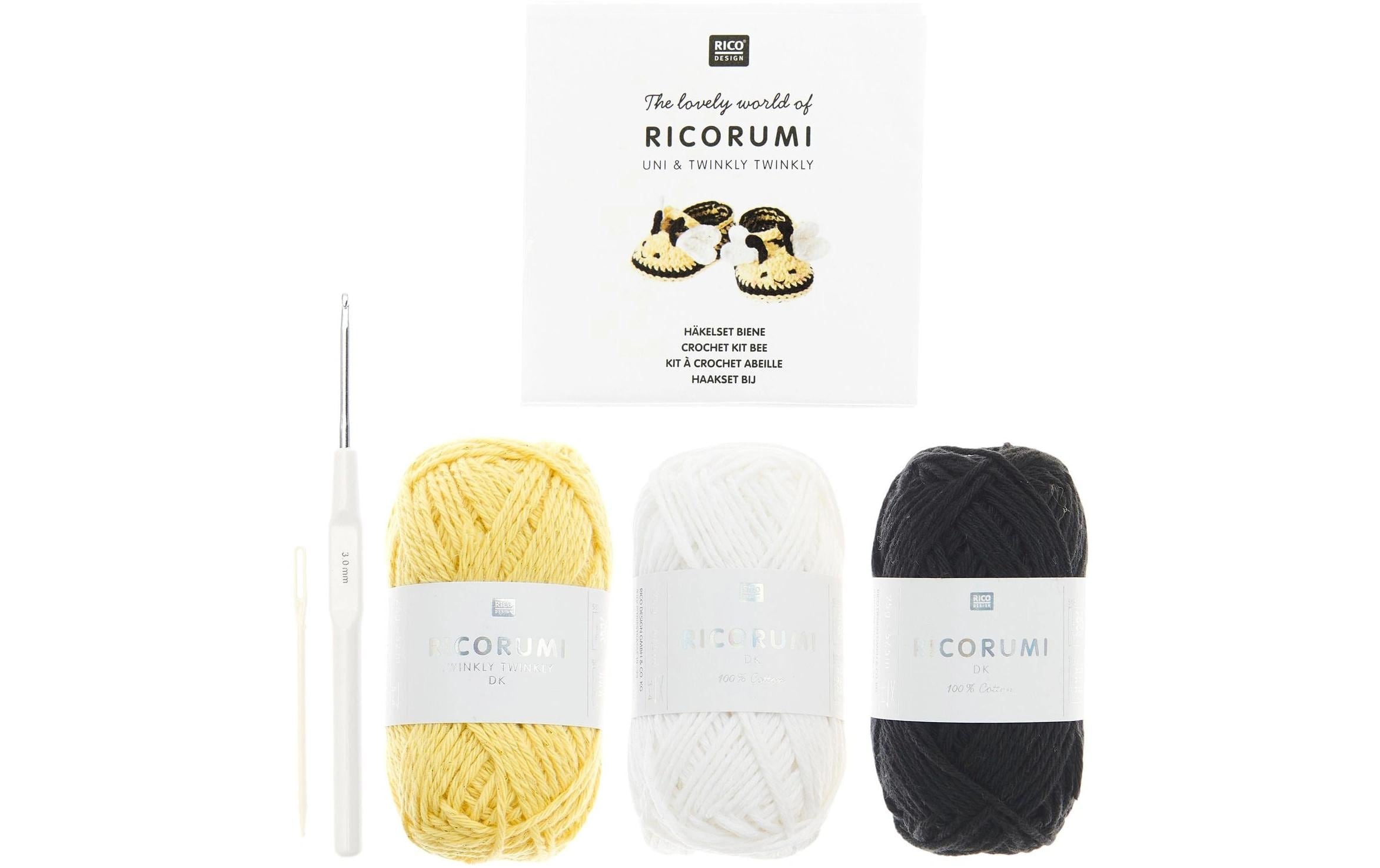 Rico-Design Verlag Kreativset »Ricorumi Babyschuhe, Biene«