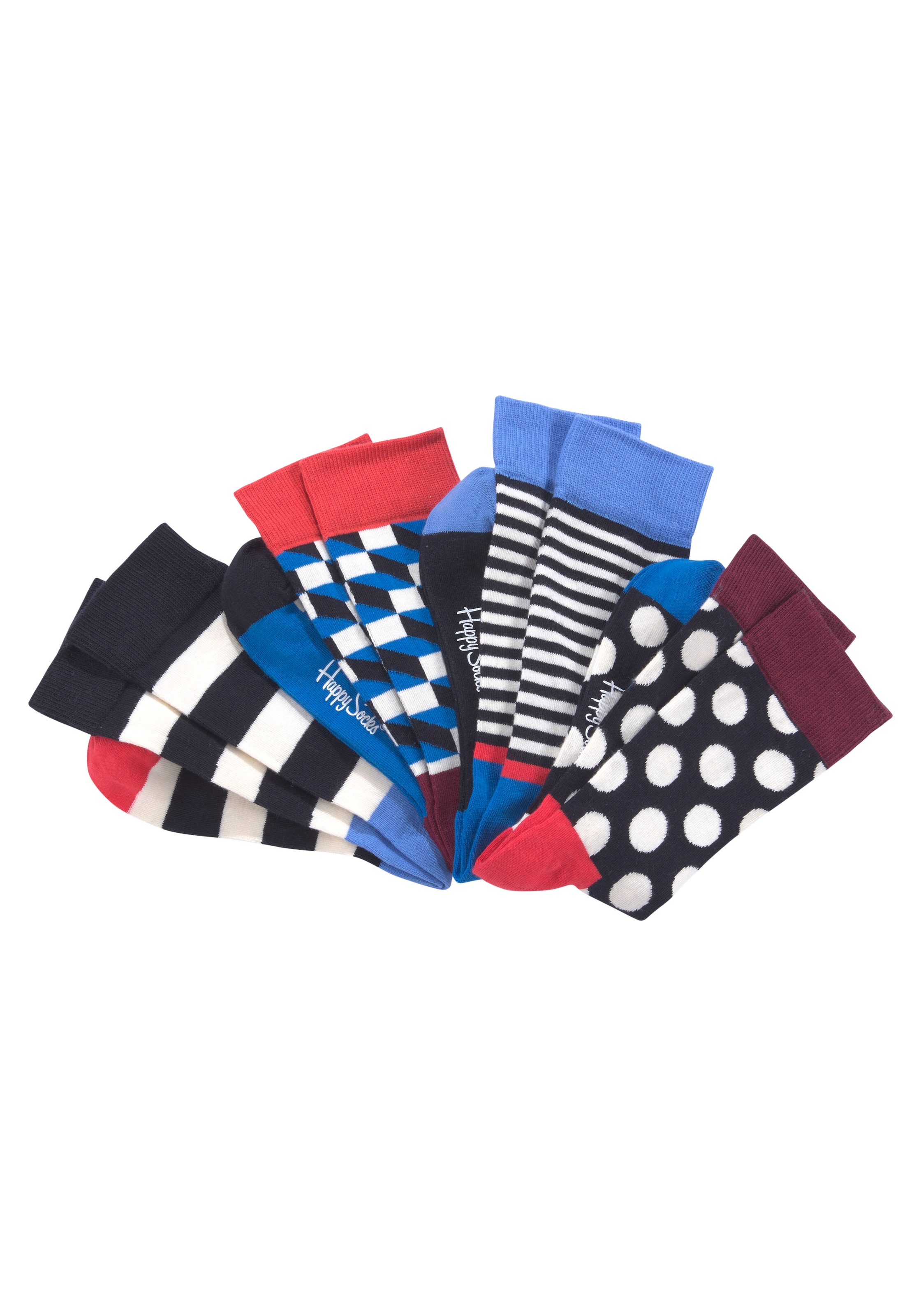 Happy Socks Socken, (4 Paar), Big Dot Box