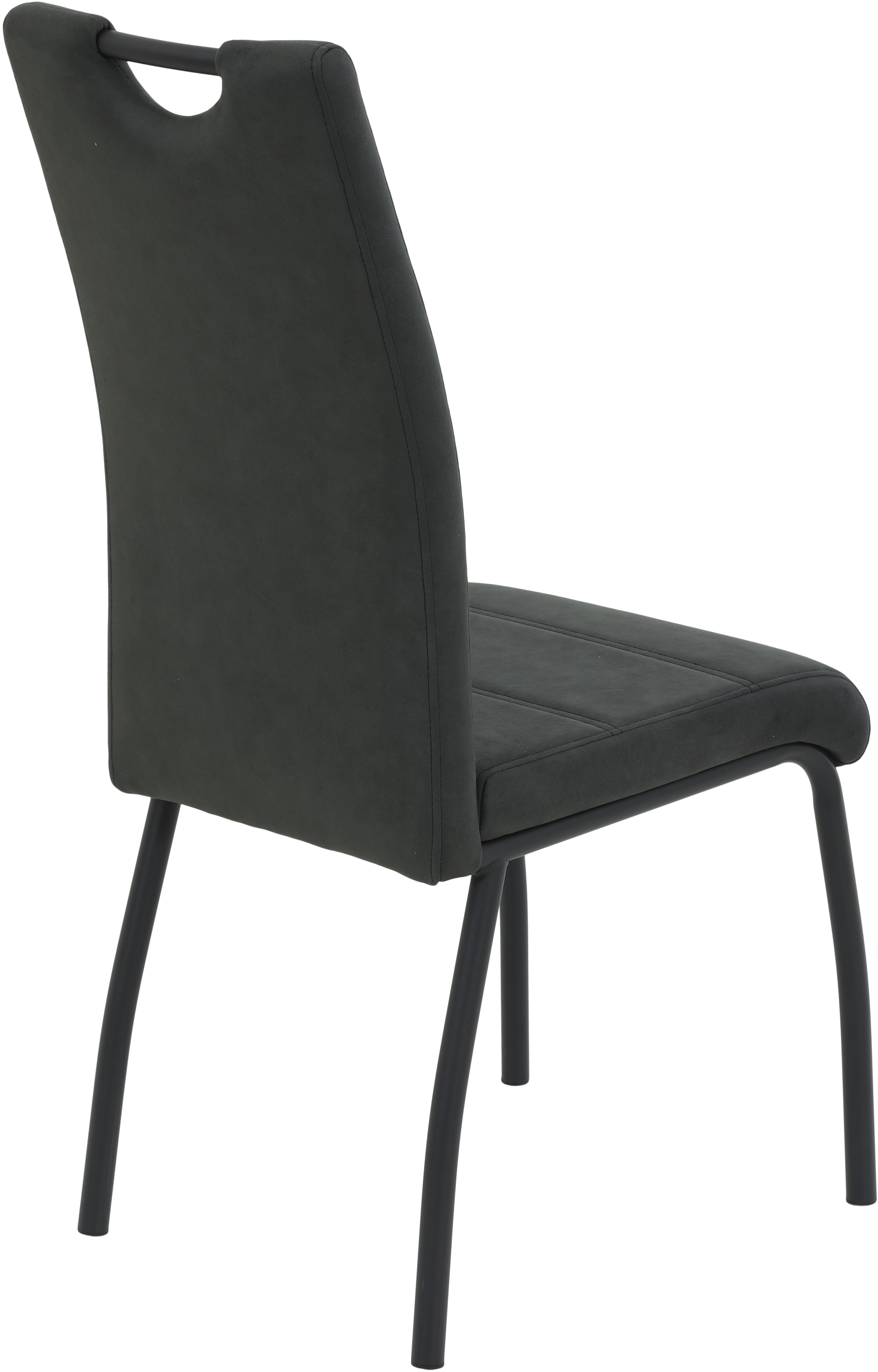 HELA Chaise à 4 pieds »PETRA« (Set) 1 cuisVierfussstuhl; Vintage Optik; mit Griff; Rundrohrgestell