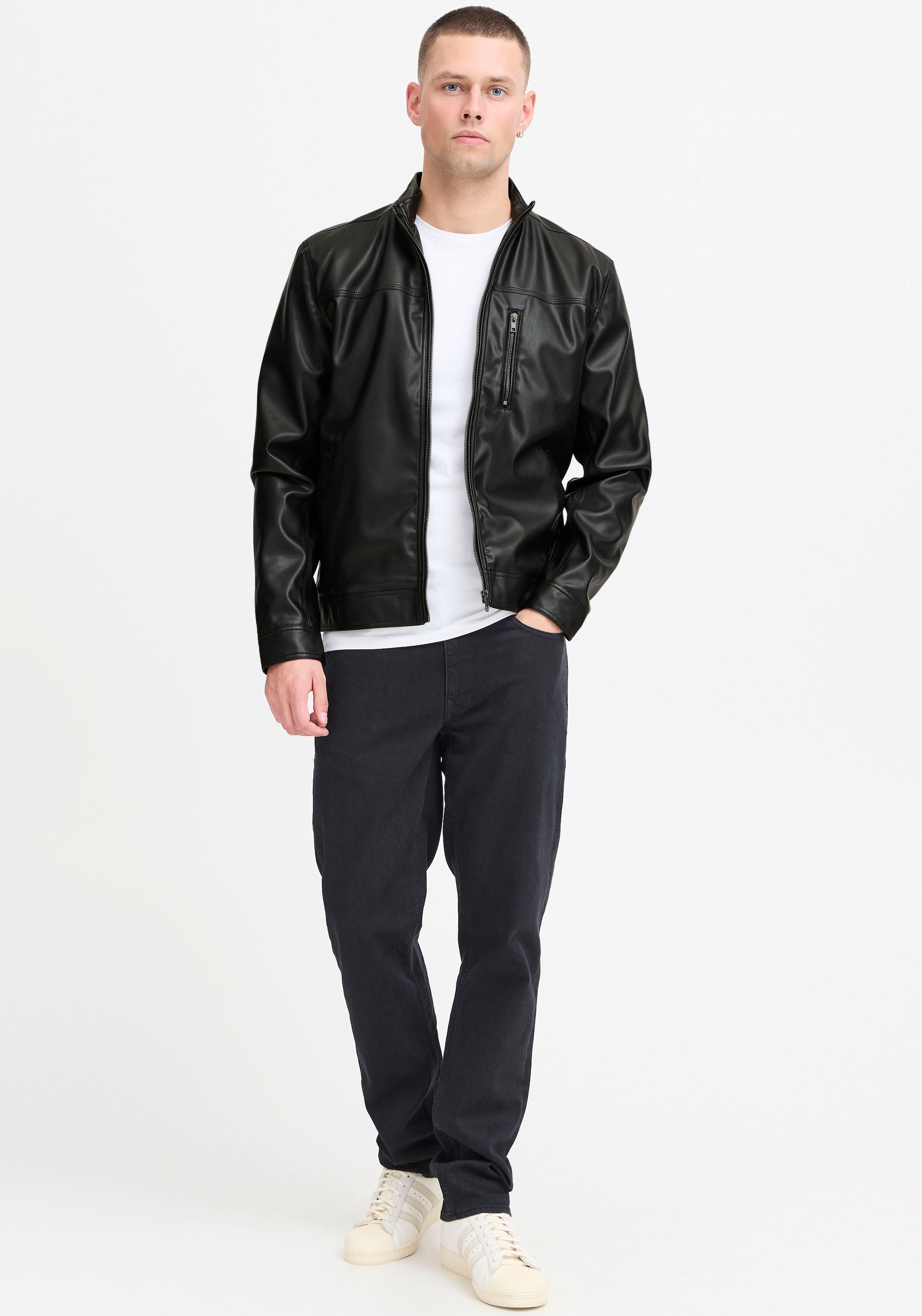 Blend Lederimitatjacke »BHELON jacket«, ohne Kapuze