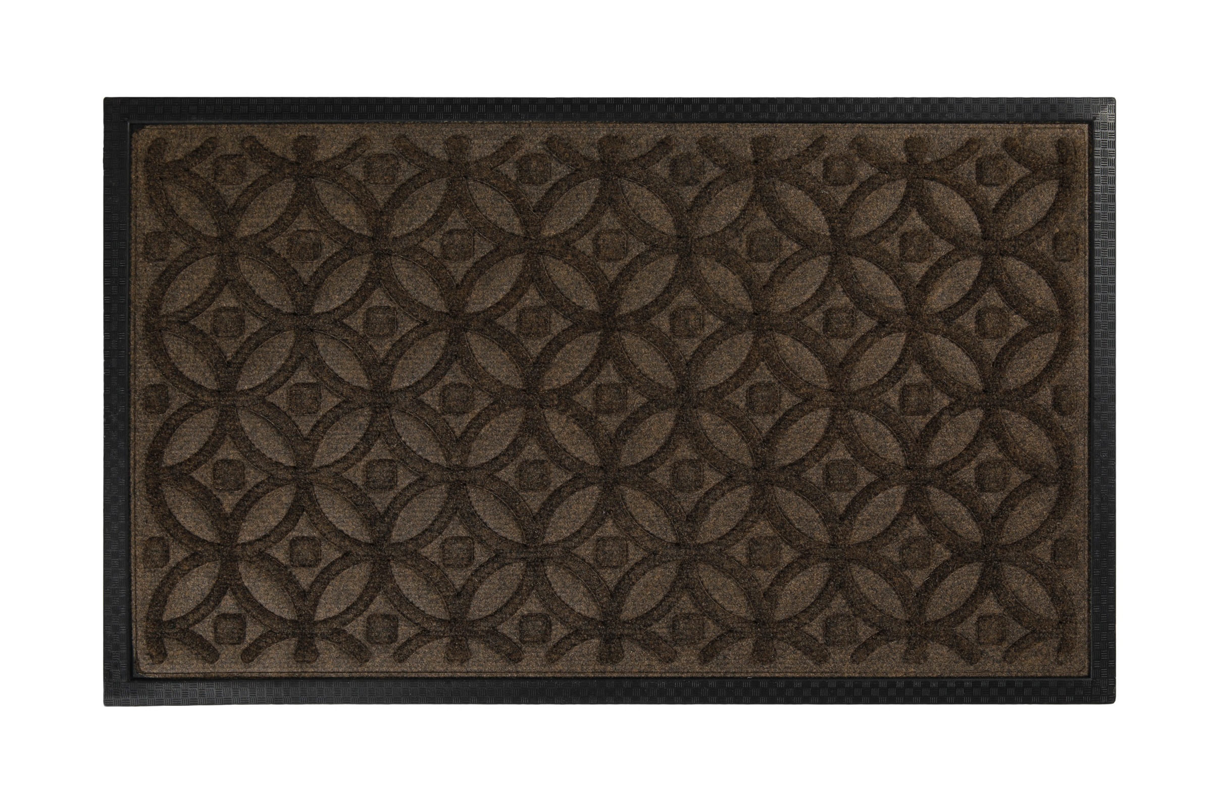 Wecon home Fussmatte »Midnight Mosaic«, rechteckig, 4 mm Höhe, pflegeleicht, rutschfest, Ornamente, Innen & Aussen, Schmutzfangmatte