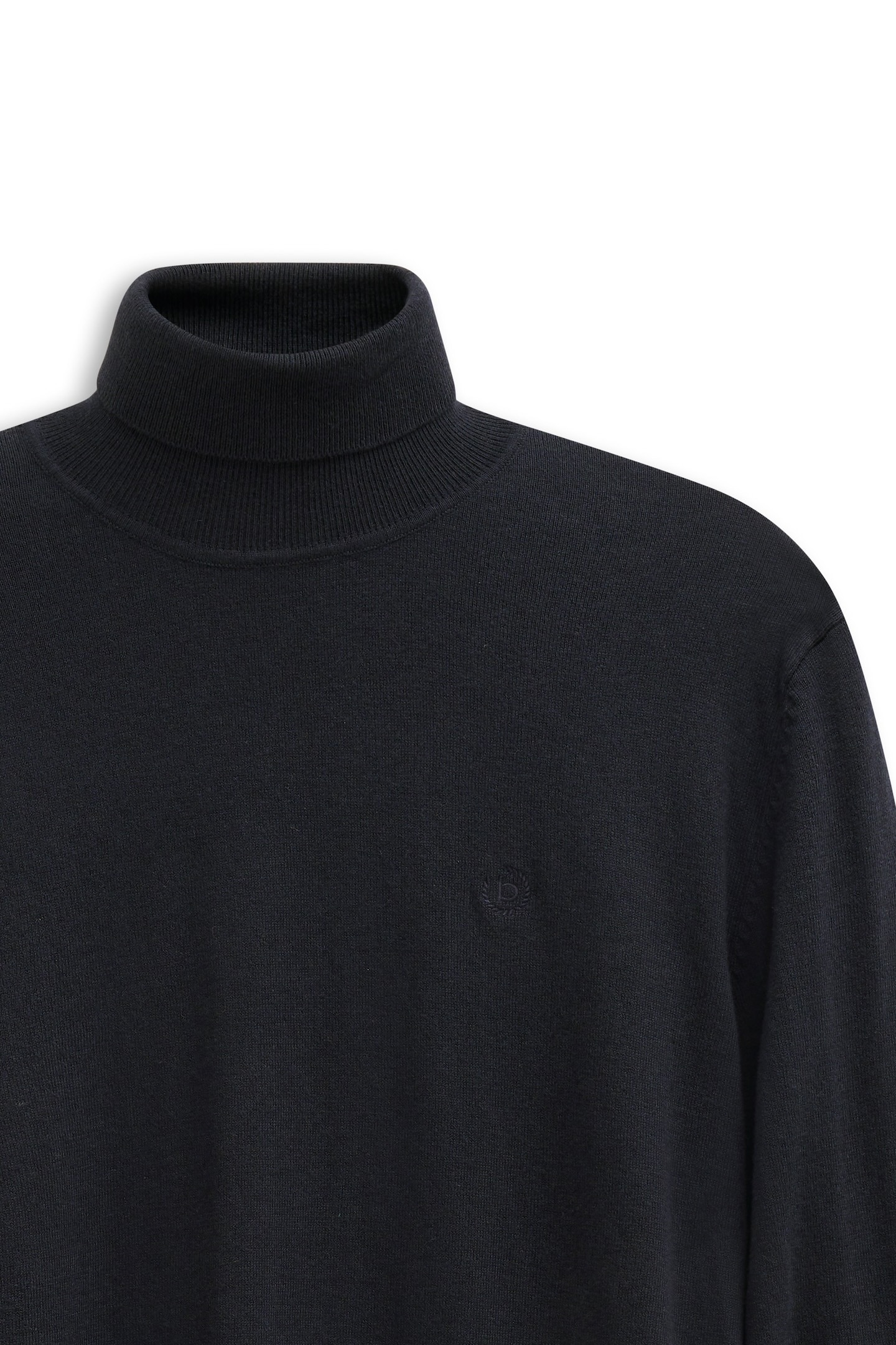 bugatti Pull à col roulé »Regular Fit« aus Baumwolle-Kaschmir