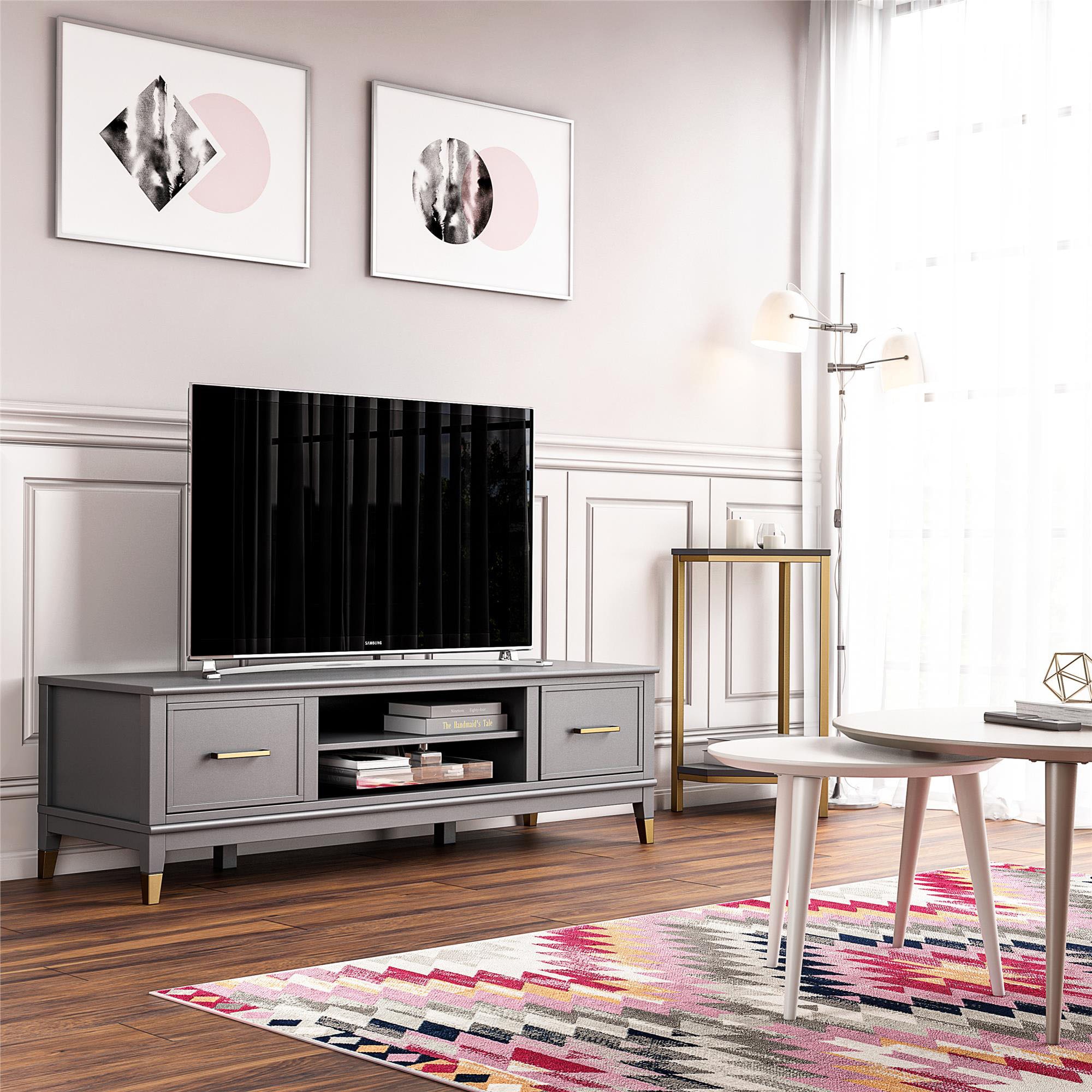 CosmoLiving by Cosmopolitan Table basse »Westerleigh« Kommode mit 3 x Kabeldurchführungen, MDF, Breite 152 cm