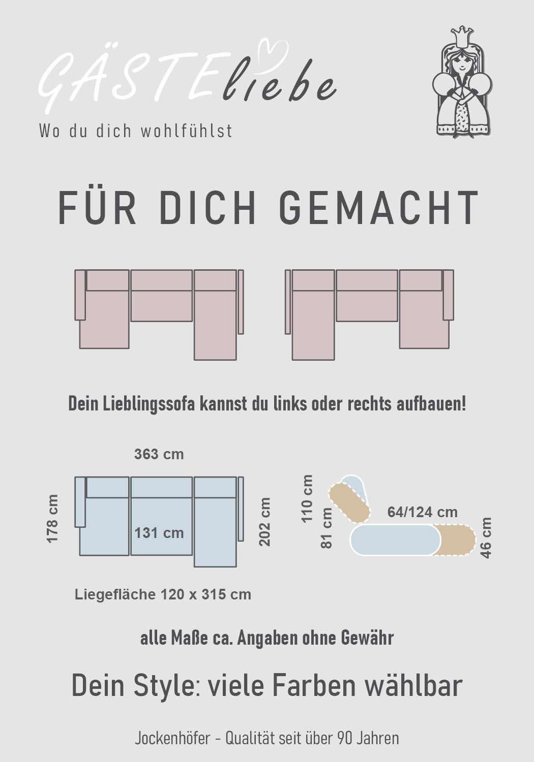 Jockenhöfer Gruppe »Ultima, U-Form, B: 363cm, mit 60 cm elektrischer Sitztiefenverstellung« 140kg Belastbarkeit je Sitz, verstellbaren Kopfstützen, USB-Ports