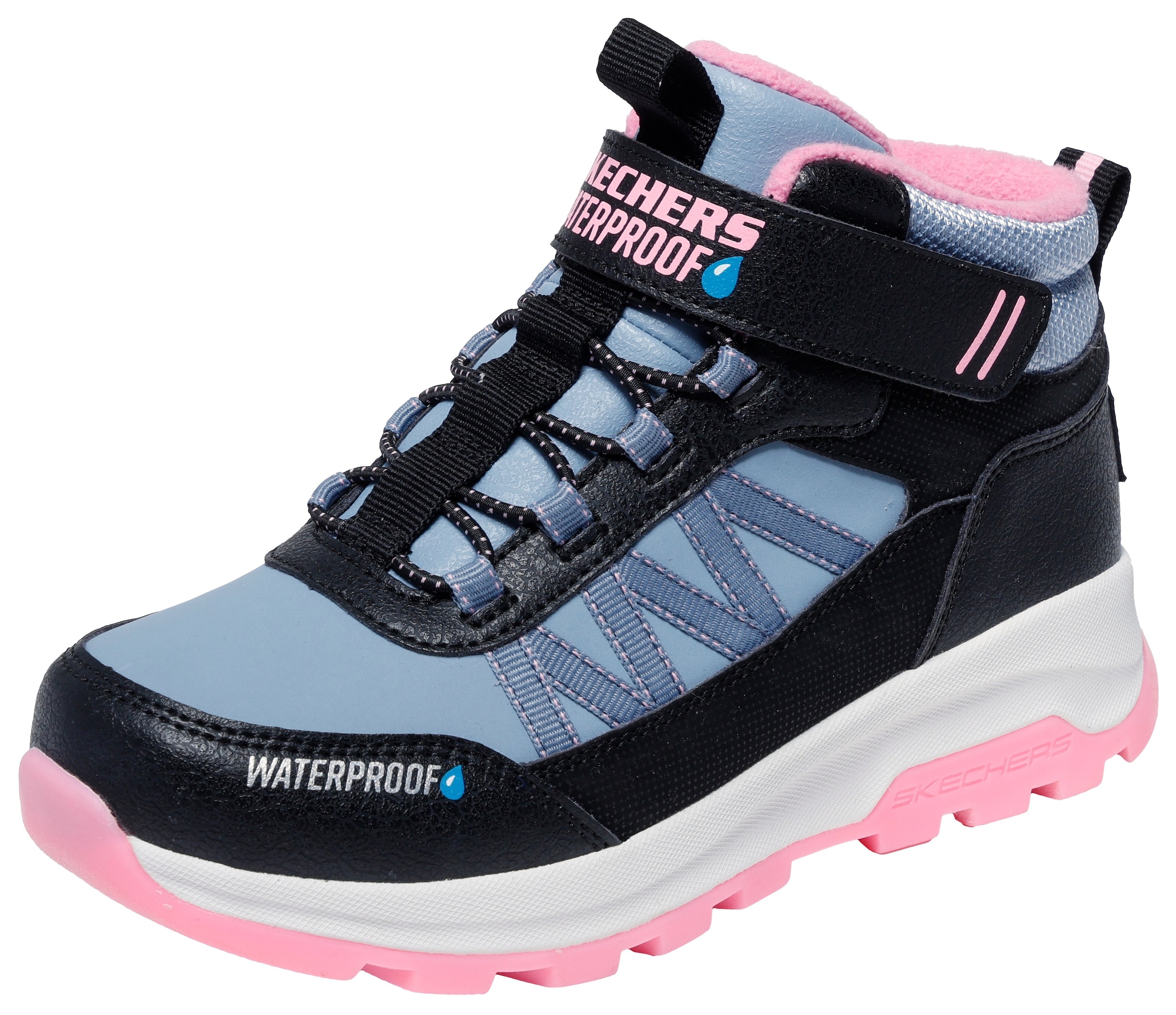 Image of Skechers Klettstiefel "STORM BLAZER" Winterboots, wasserabweisend, Grössenschablone zum Download