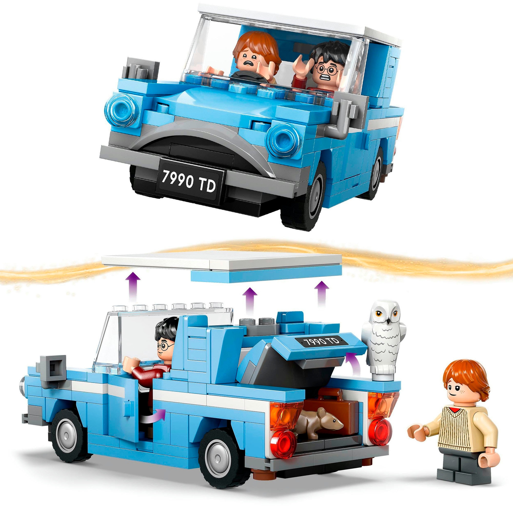 LEGO® Konstruktionsspielsteine »Fliegender Ford Anglia™ (76424), LEGO® Harry Potter™« Made in Europe