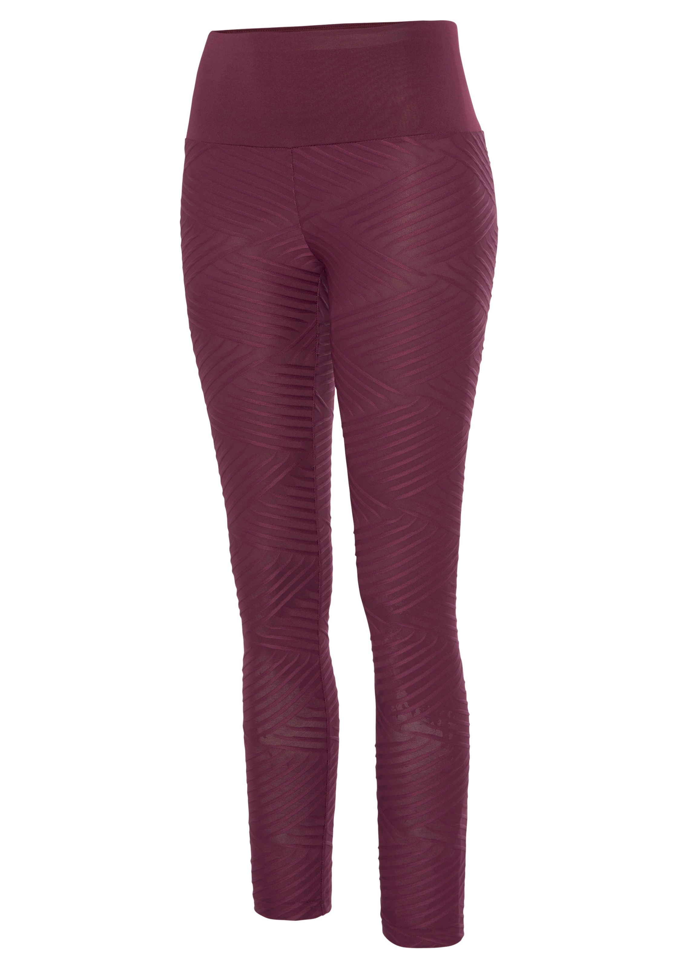 LASCANA ACTIVE Leggings, Sportleggings mit 3D-Struktur