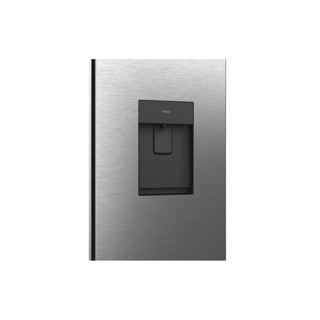 Haier French Door, HFW7819EWMP Silber, 192,5 cm hoch, 83 cm breit