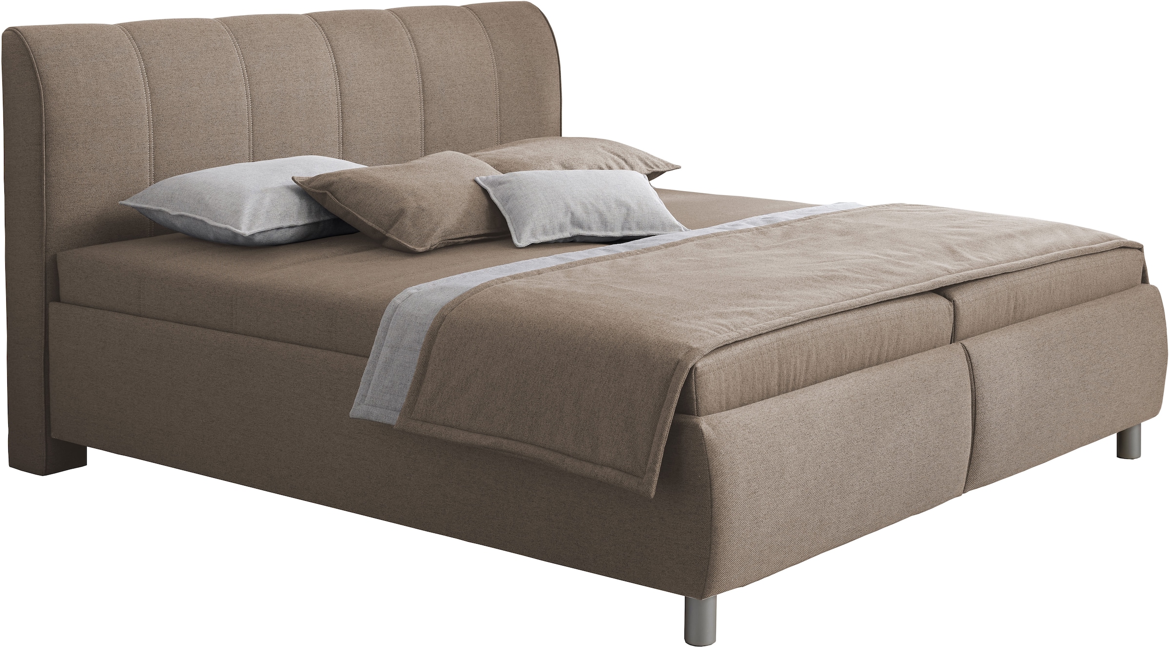 hapo Polsterbett »Clara erhältlich in den Breiten 100, 160, 180 & 200cm« in verschiedenen Matratzenqualitäten, Härtegraden und Farben verfügbar