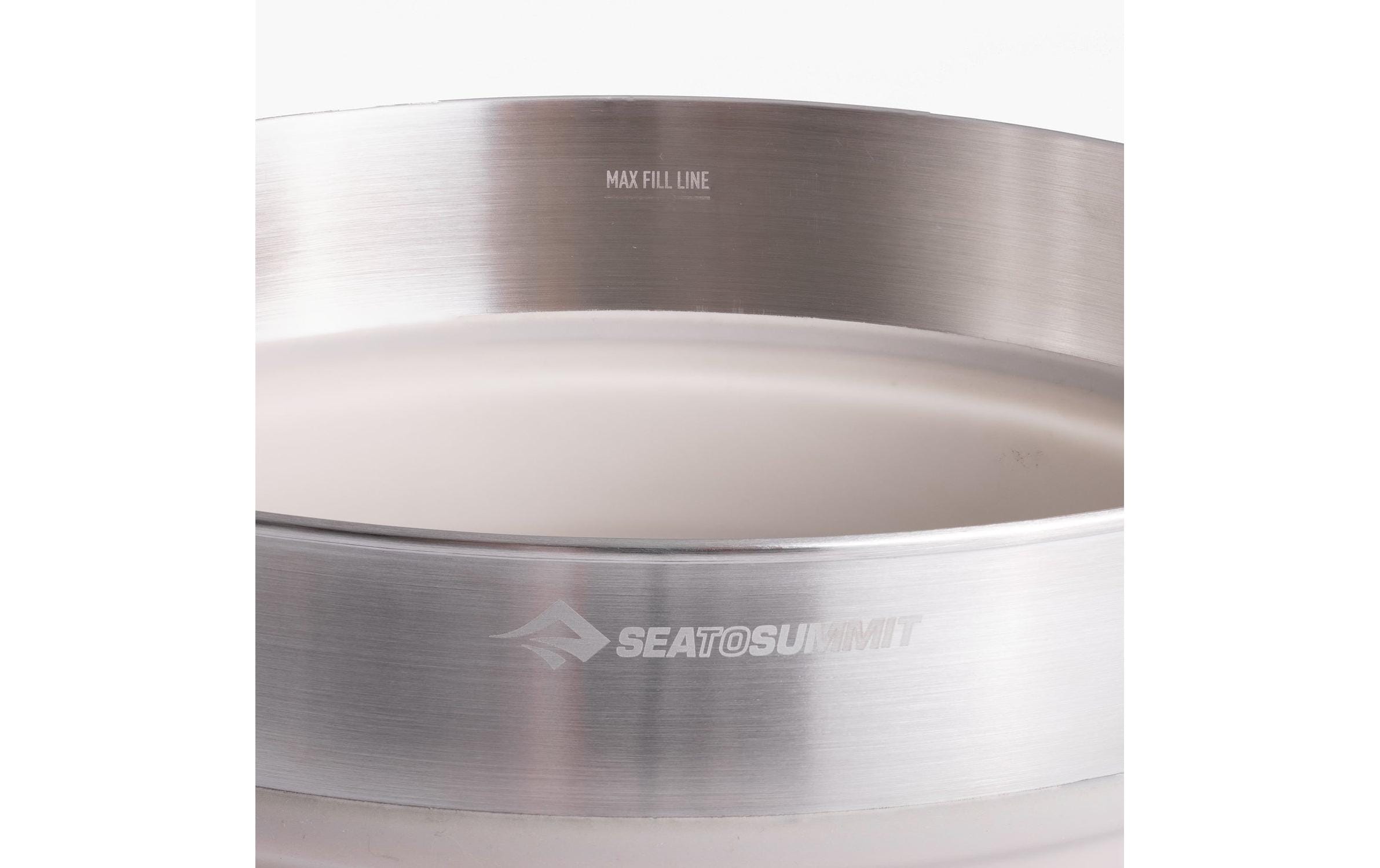 sea to summit Kochbesteck-Set »Stainless Steel Collapsible Pot 5 l«, (1 tlg.)