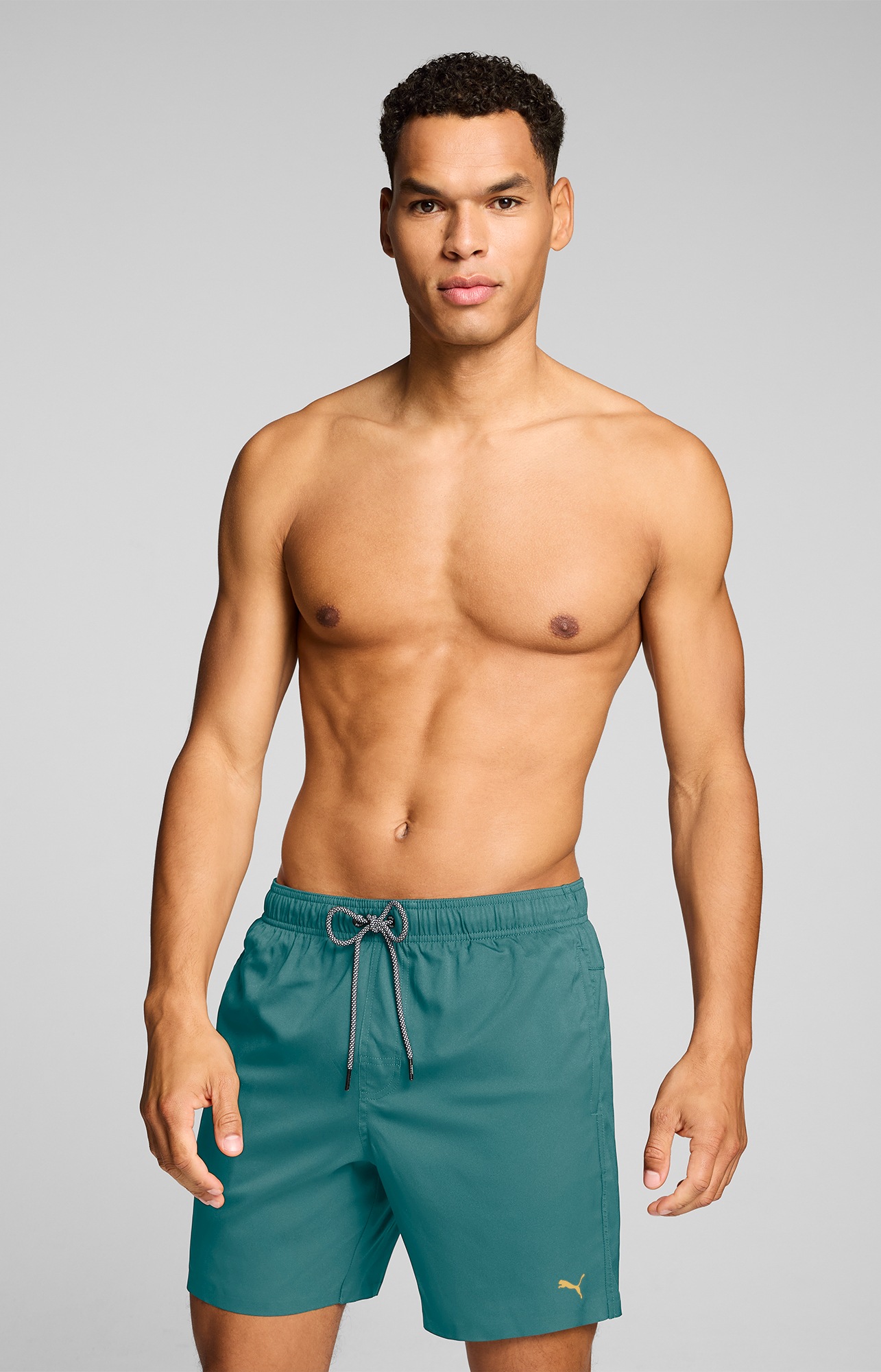 Image of PUMA Badeshorts "PUMA SWIM MEN MID SHORTS 1P" High-Tech Reissverschluss an der Gesässtasche, Seitentaschen