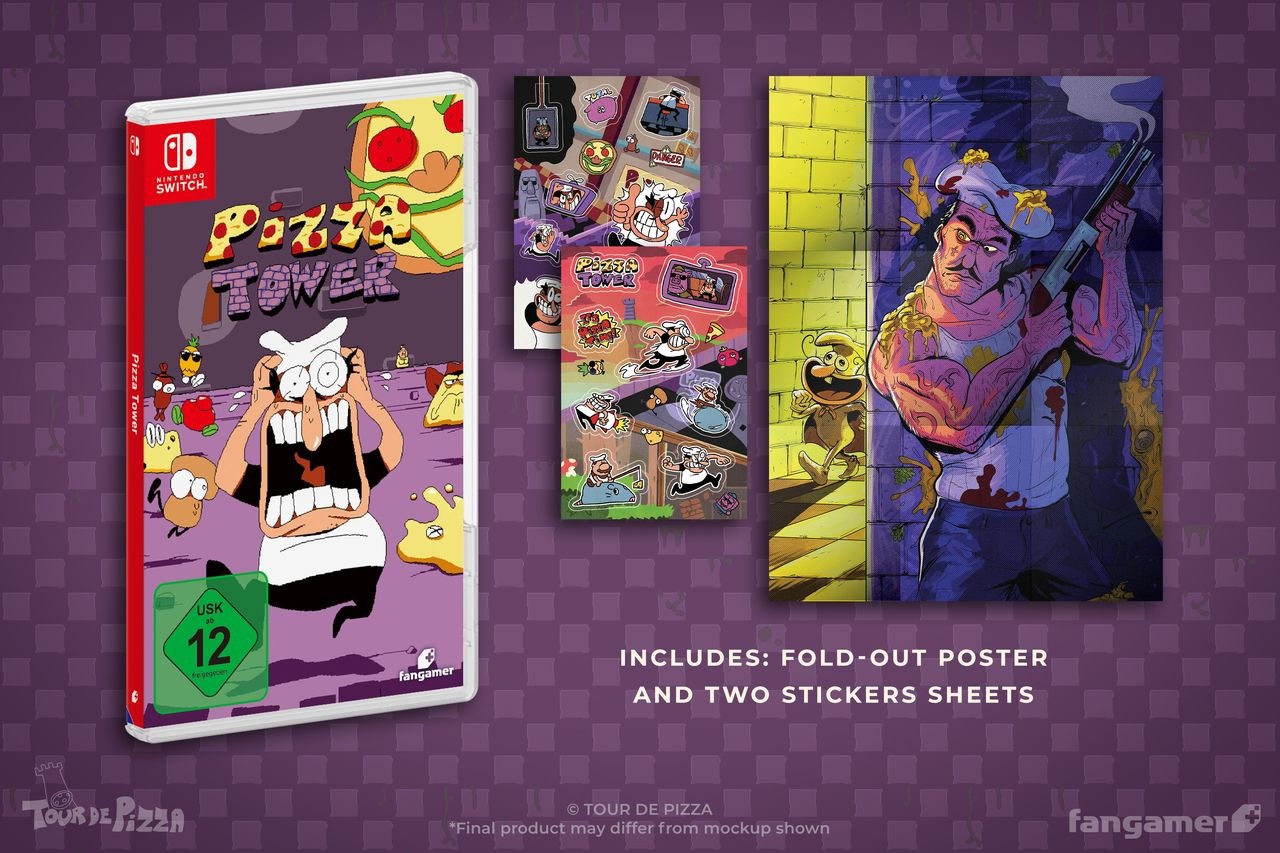 Fangamer Logiciel de jeu »Pizza Tower« Nintendo Switch