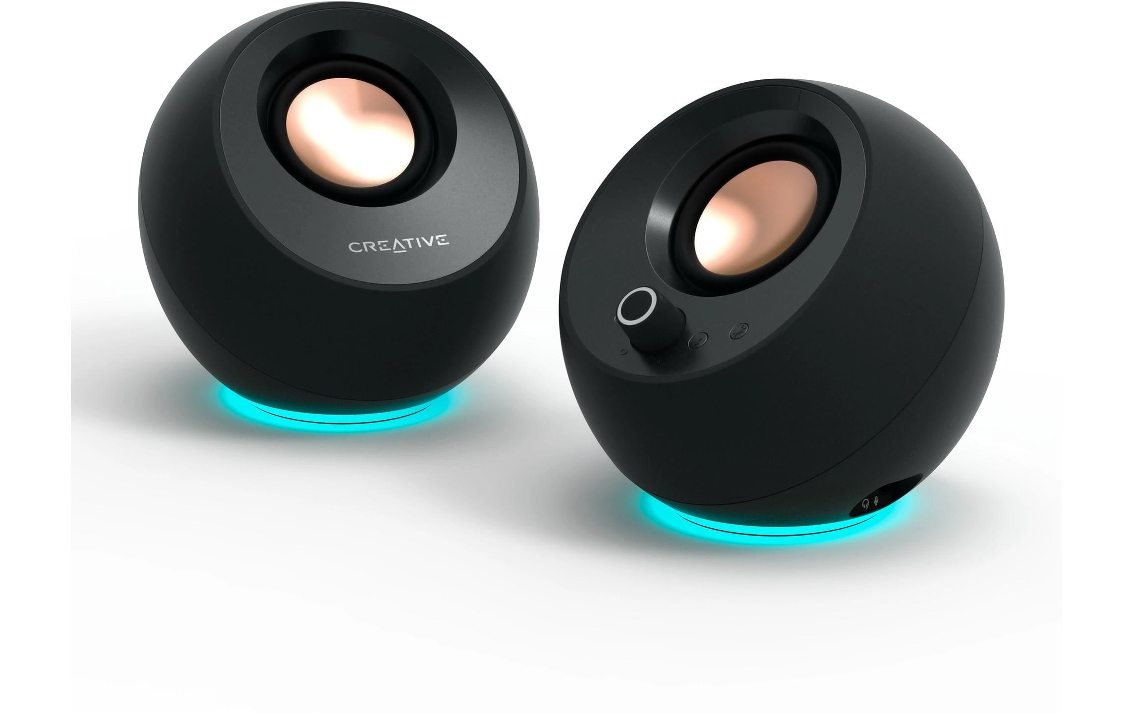 Creative PC-Lautsprecher »Pebble Pro, 2.0, Bluetooth 5.3, USB Audio, RGB« ( ) 3,5-mm-AUX-Eingang