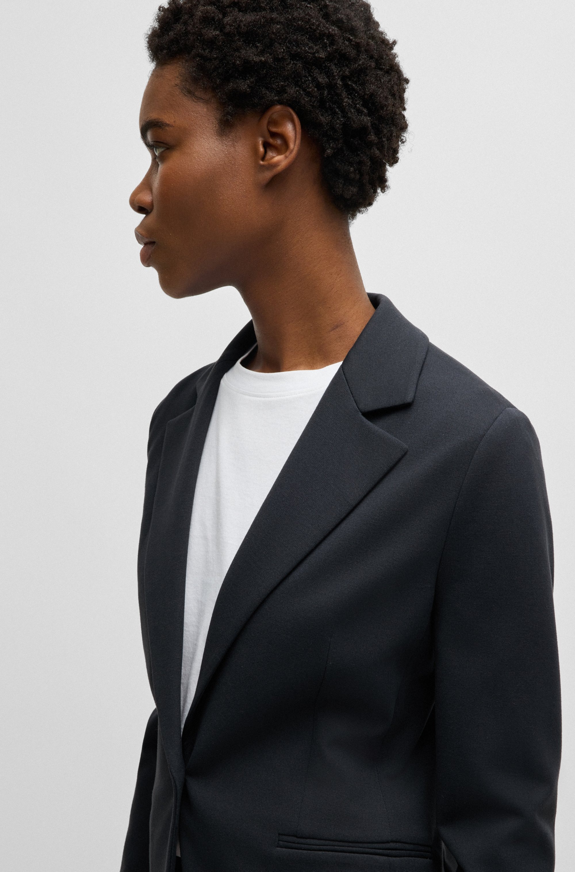 BOSS ORANGE Longblazer »Jaslim Premium Damenmode«, mit geschlitzten Ärmeln