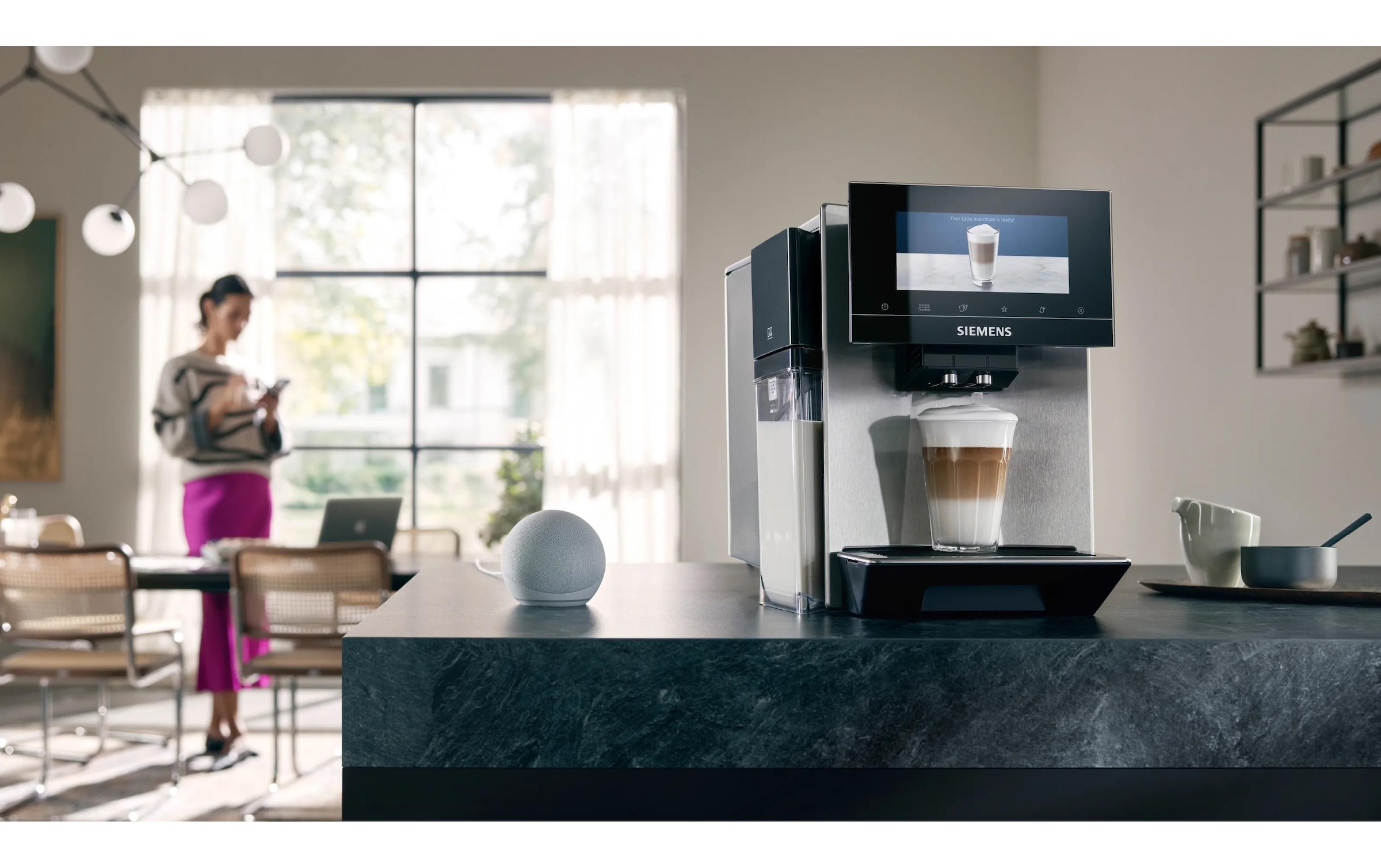 SIEMENS Kaffeevollautomat »EQ900 plus TQ903DZ3 Edelstahl«