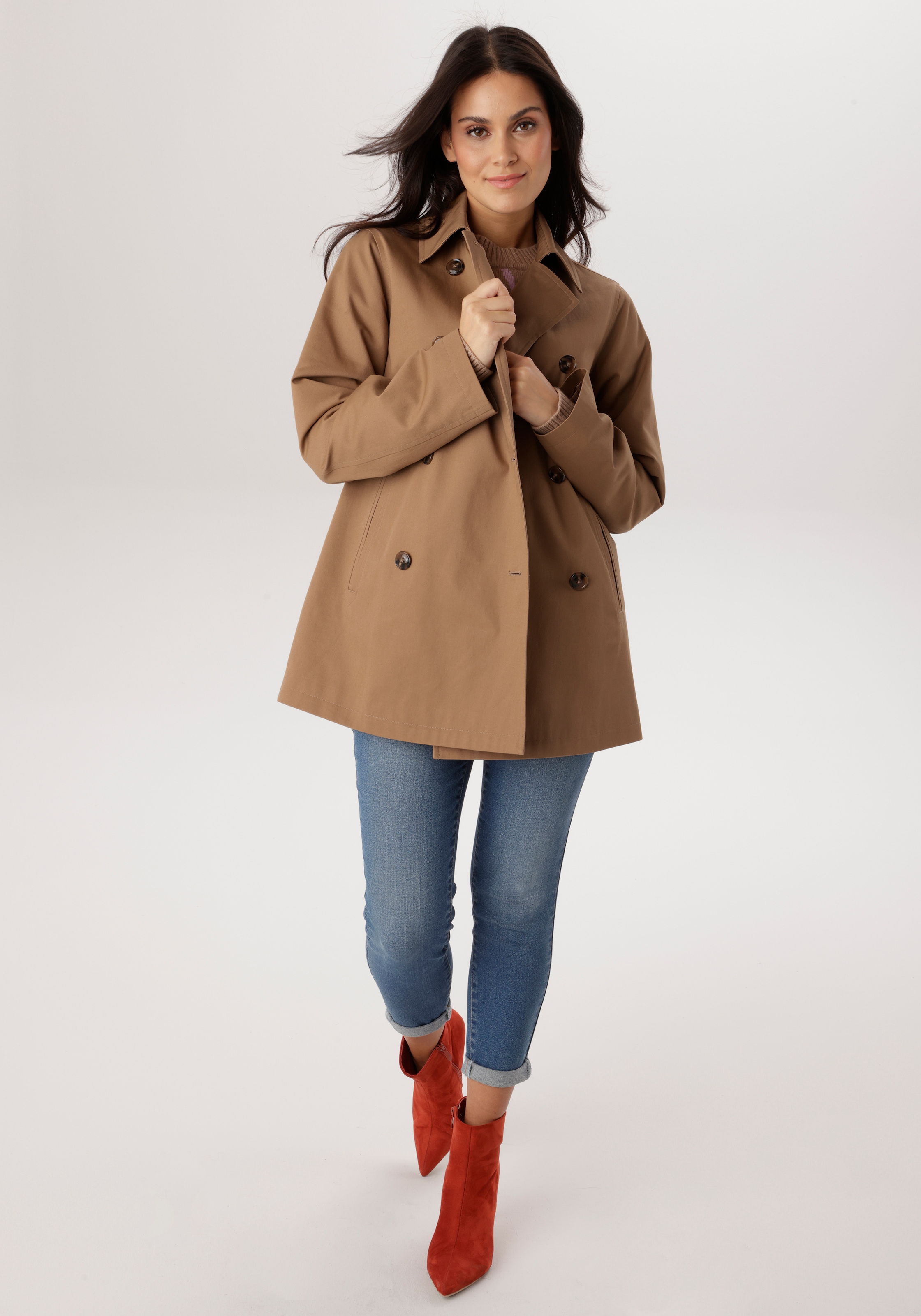 Aniston SELECTED Caban ohne Kapuze mit zwei Eingriffstaschen - NEUE KOLLEKTION