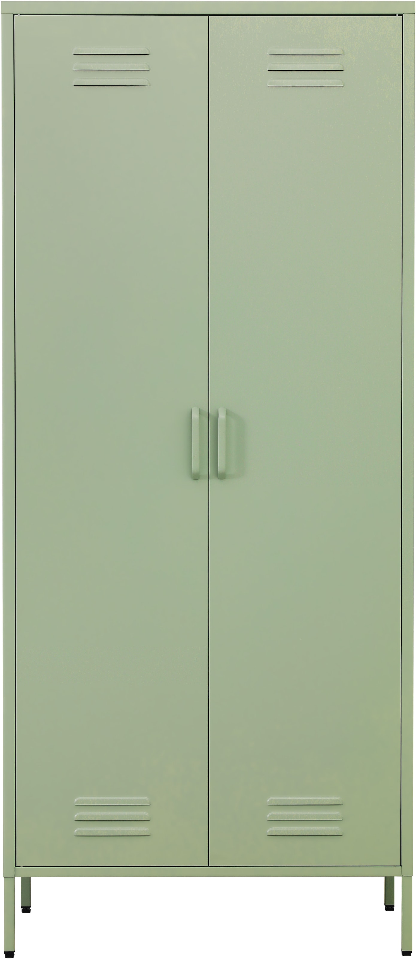 GOODproduct Drehtürenschrank »Kleiderschrank Schrank Metallschrank Mehrzweckschrank Siena Spind« in 4 Farben aus Metall,  in der Höhe verstellbar