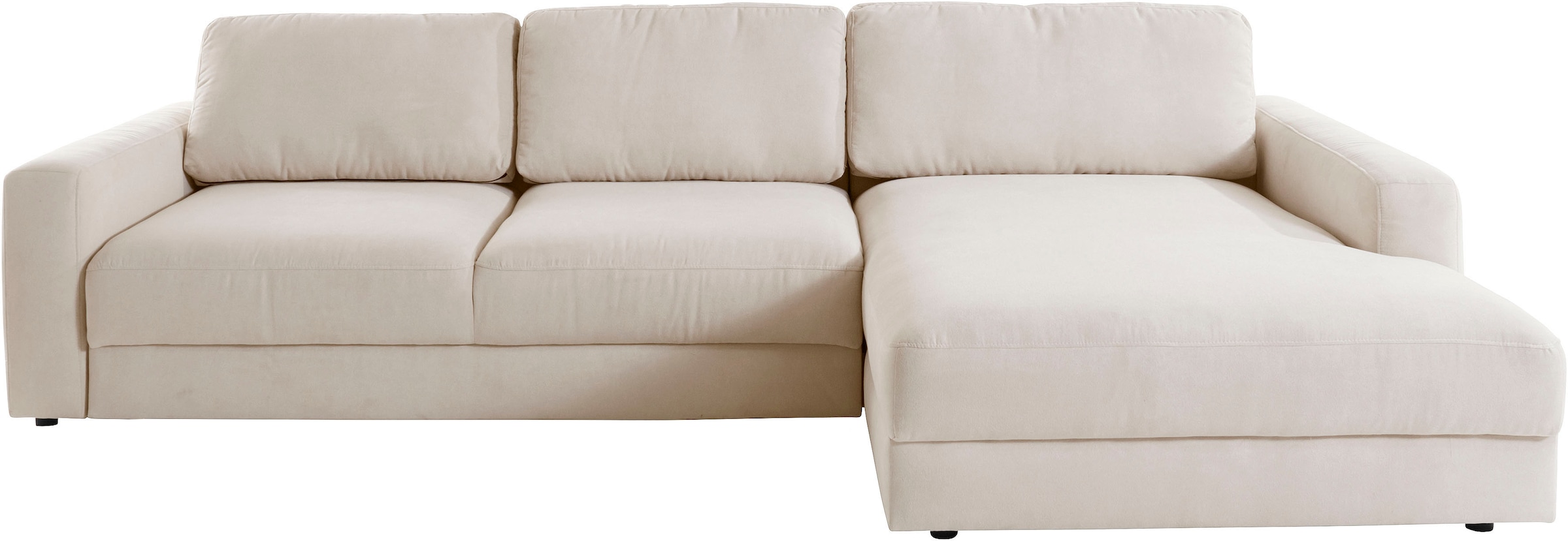 Home affaire Ecksofa »Bloomfield, bequem und elegant, Breite 303cm, L-Form« wahlweise mit Bettfunktion und Bettkasten, Unser Dauertiefpreis