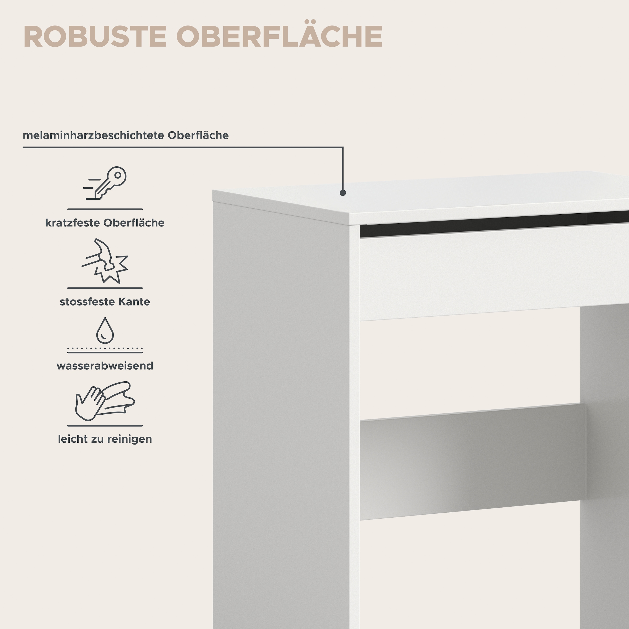 welltime Coiffeuse »MIRA, Breite 62cm, aufklappbar mit Innenspiegel & Stauraumfach« Kosmetiktisch, Frieserkommode, Schreibtisch, Home-Office-Schreibtisch