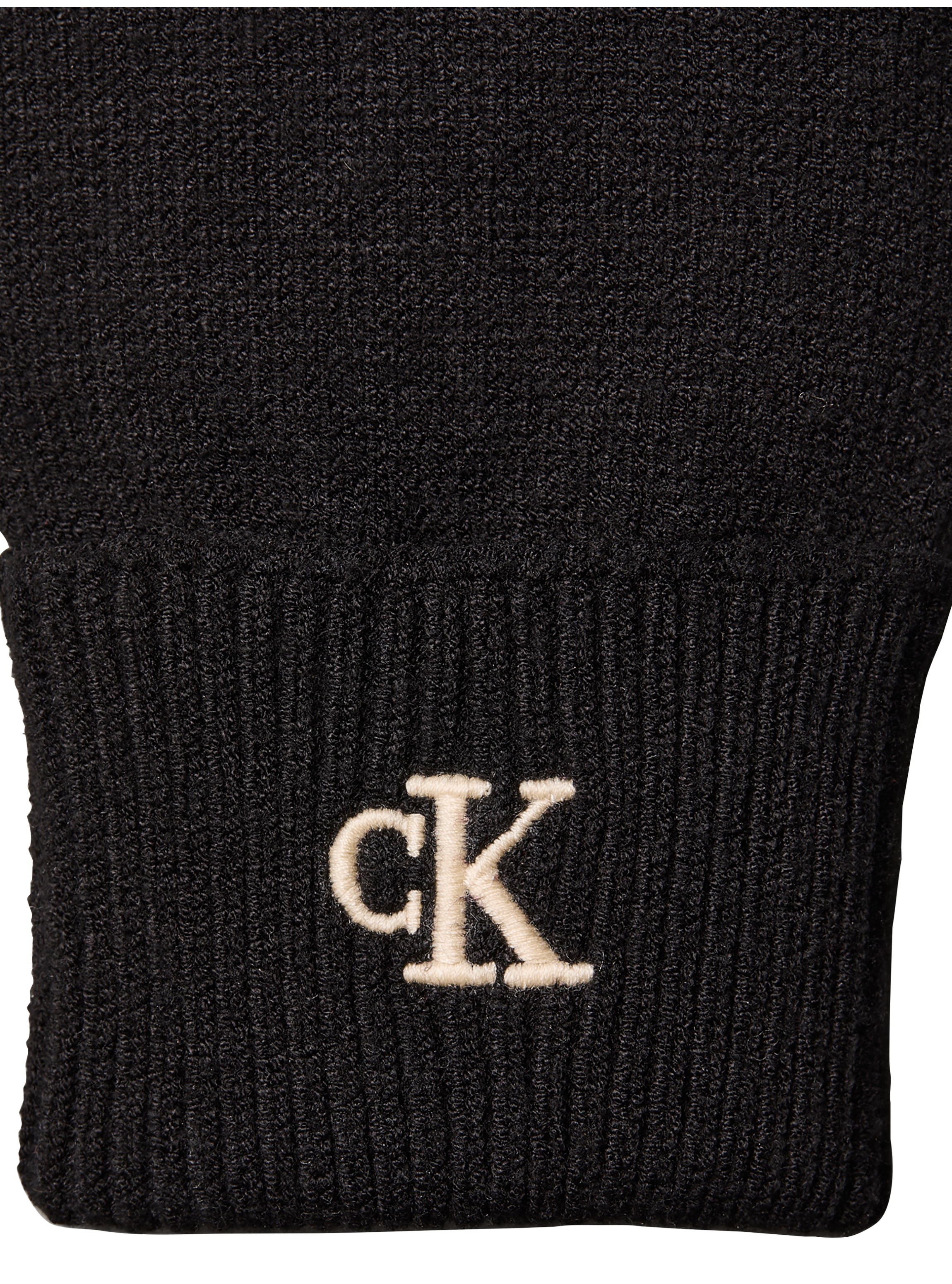 Calvin Klein Gants tricotés »CK FINE RIB GLOVES« Fingerhandschuhe