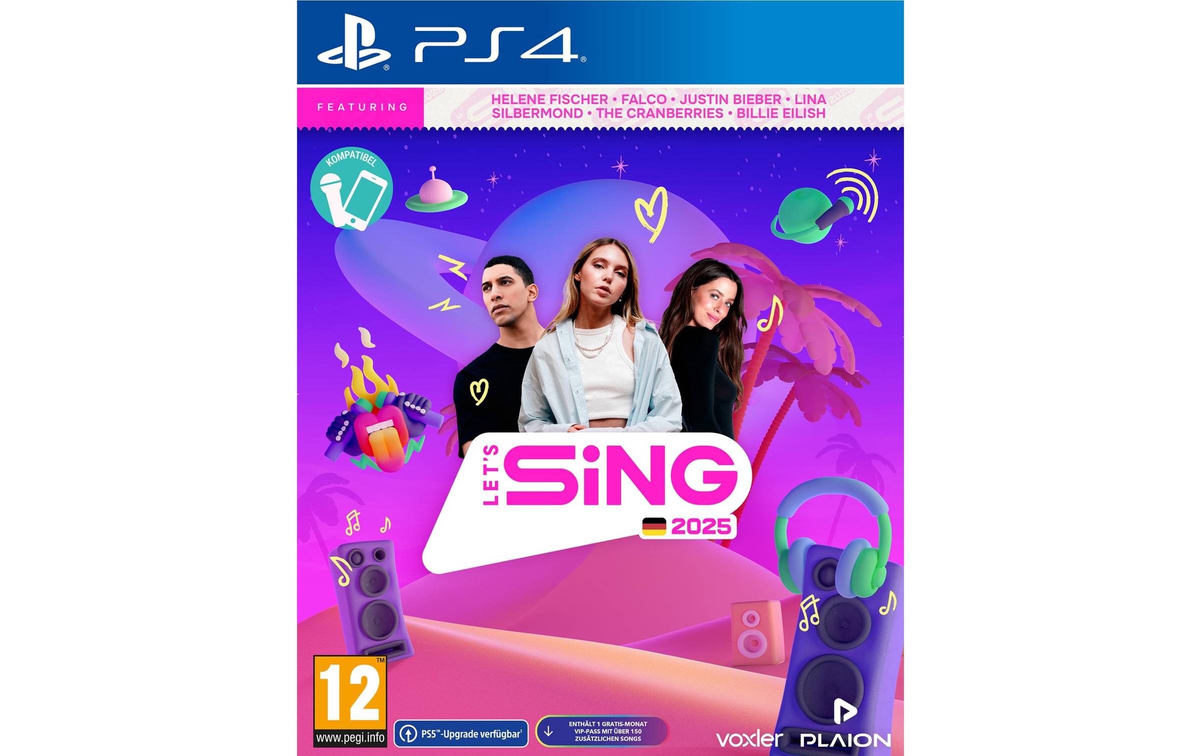 Image of Spielesoftware "GAME Lets Sing 2025 German Version" PlayStation 4