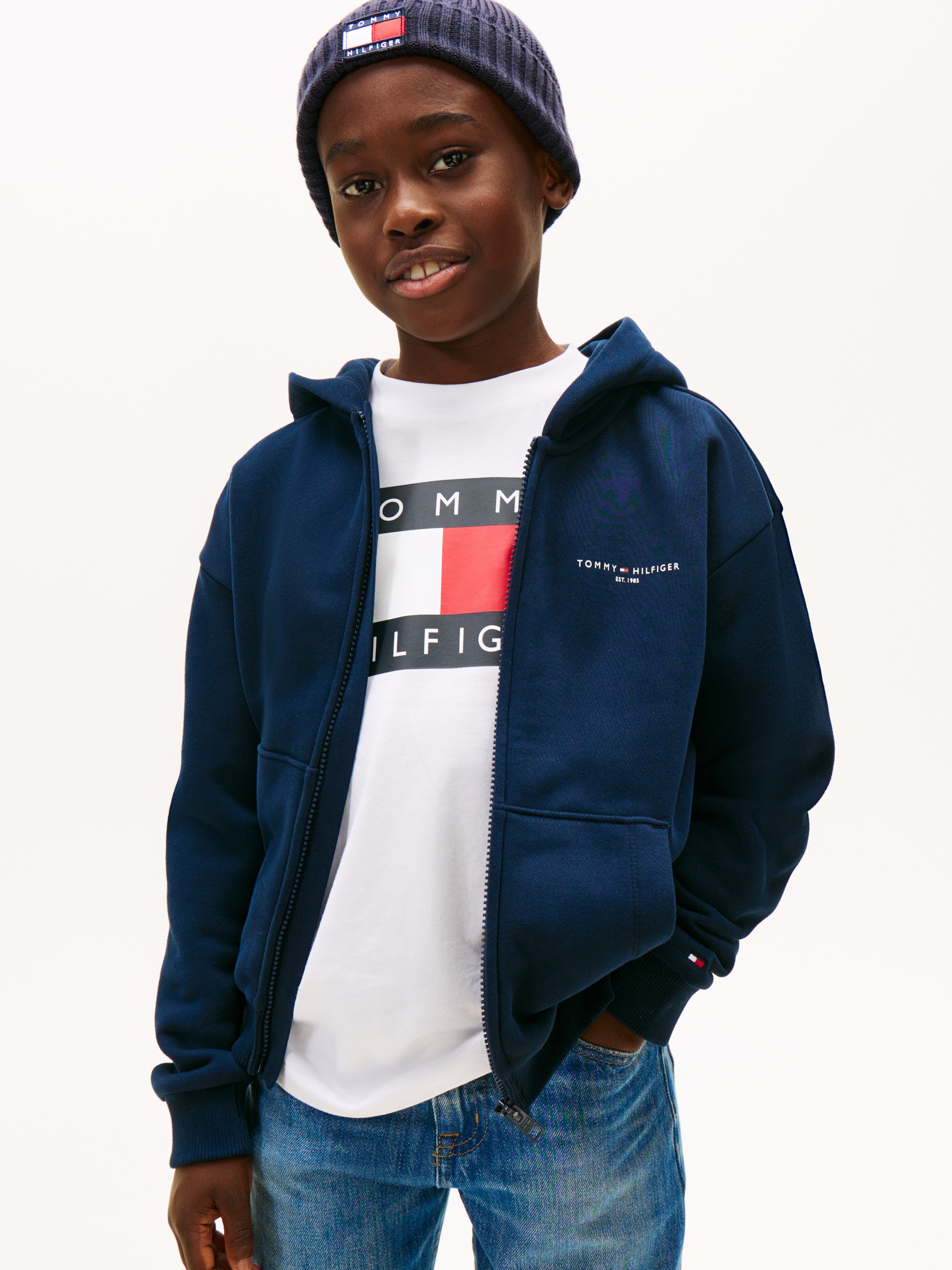 Tommy Hilfiger Veste sweat Regular fit, für Kinder bis 16 Jahre