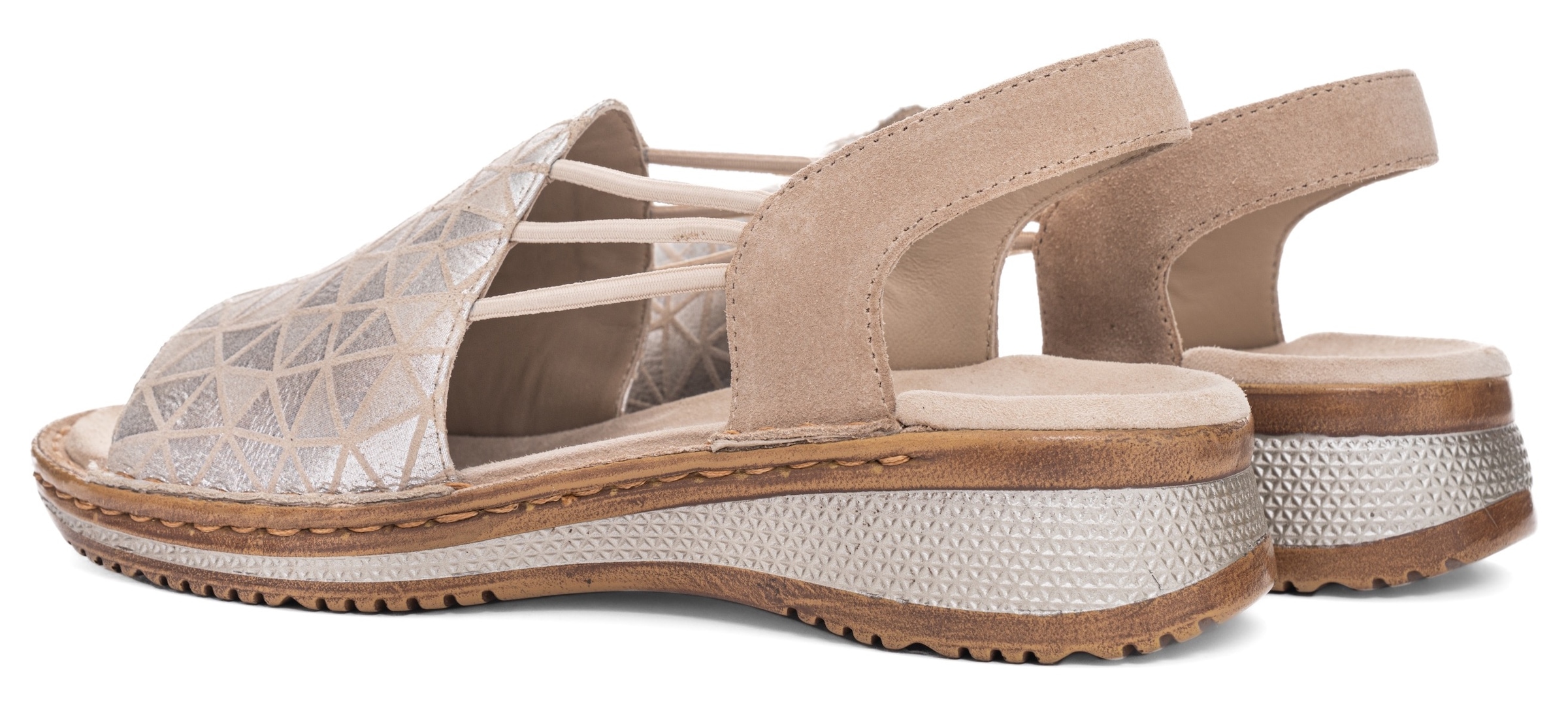 Ara Riemchensandale »HAWAII«  , Sommerschuh, Sandalette, Keilabsatz, mit Stretch-Bänder, G-Weite