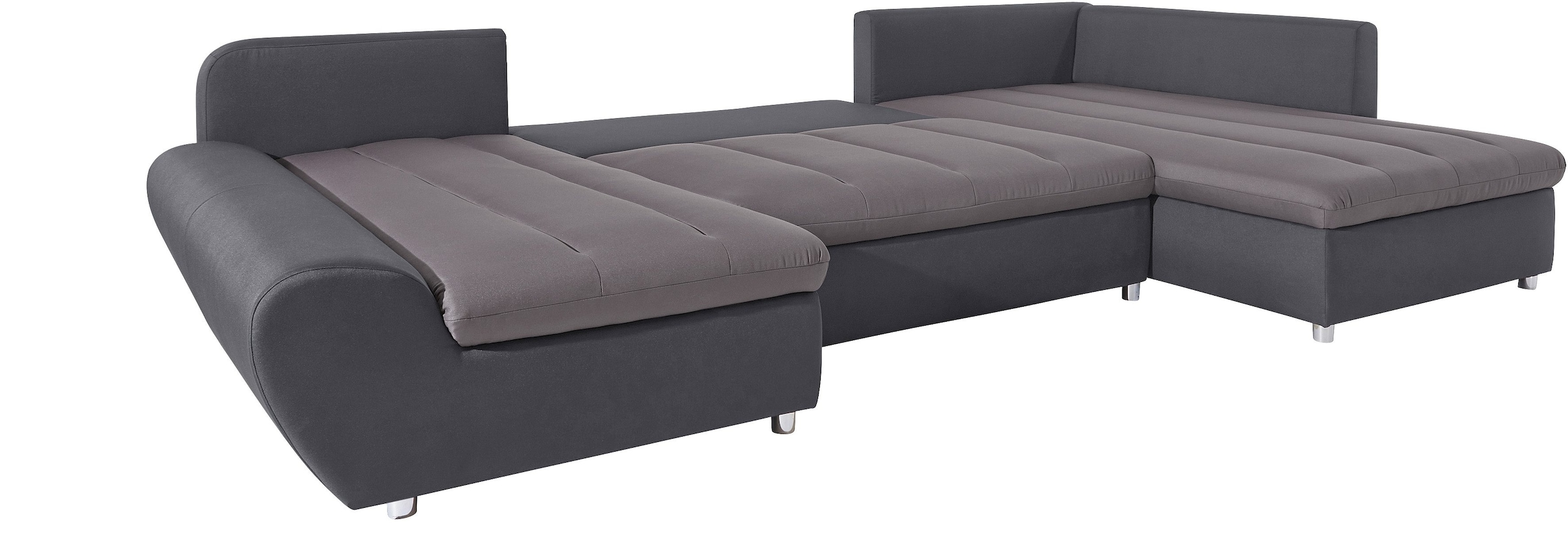 sit&more Wohnlandschaft »Bandos U-Form«, in 2 unterschiedlichen Grössen, wahlweise mit Bettfunktion + Bettkasten