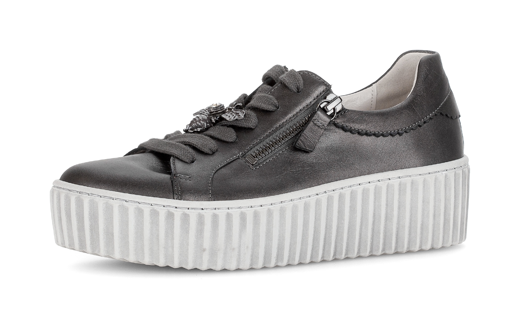 Image of Gabor Plateausneaker, Freizeitschuh, Halbschuh, Schürer in runder Form