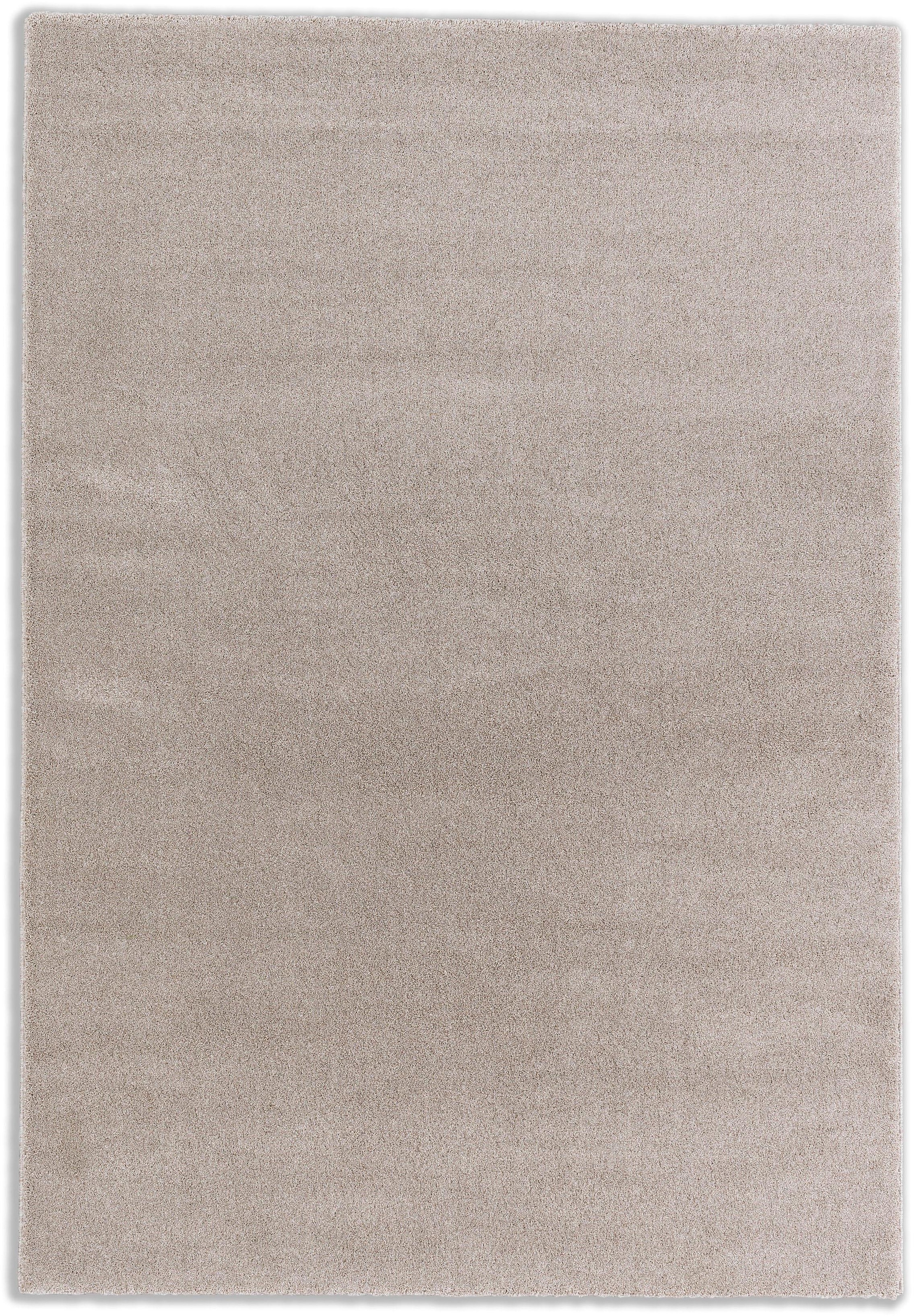 Image of SCHÖNER WOHNEN-Kollektion Teppich "Pure 190" rechteckig 21 mm Höhe Wohnzimmer, Schlafzimmer, uni, leichter Glanz, robuster Kurzflor
