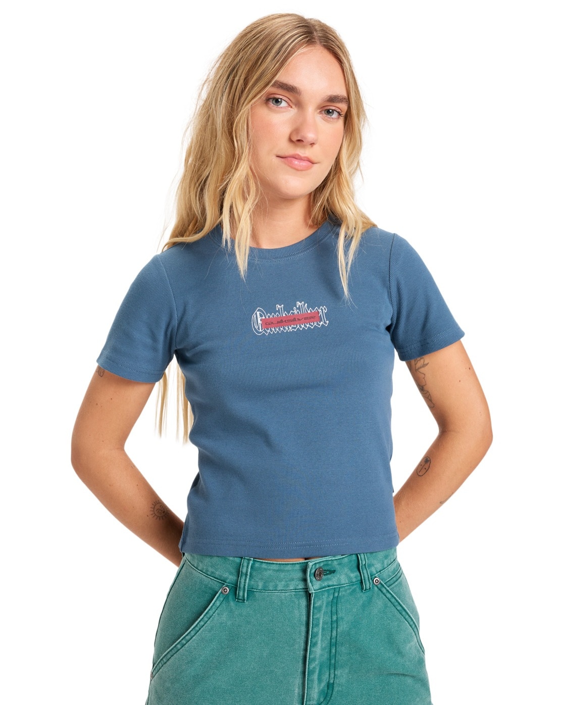 Image of Quiksilver Rundhalsshirt "Mercury Fitted"
