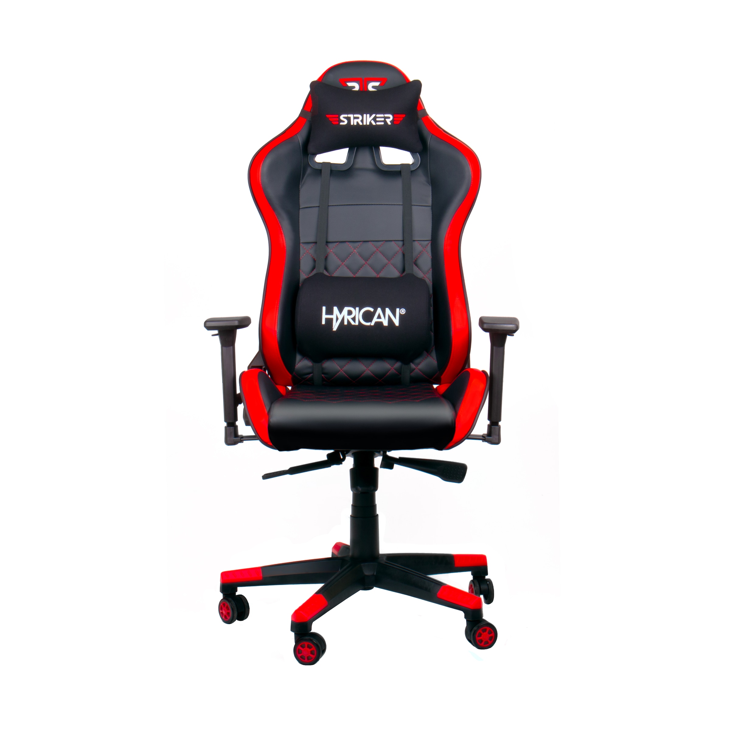 Hyrican Gaming-Stuhl »"Striker Code Red XL" ergonomischer Gamingstuhl,Schreibtischstuhl«, Kunstleder-Stoff