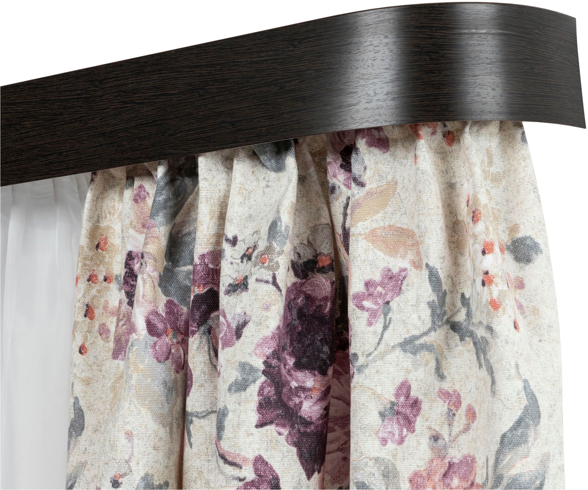 SN DECO GROUP Rail à rideaux »SH2« 2 läufig-läufig Fixmass Set 2-läufig,inkl. Rundbögen, Blende 5 cm, vorgebohrt, Innenlauf