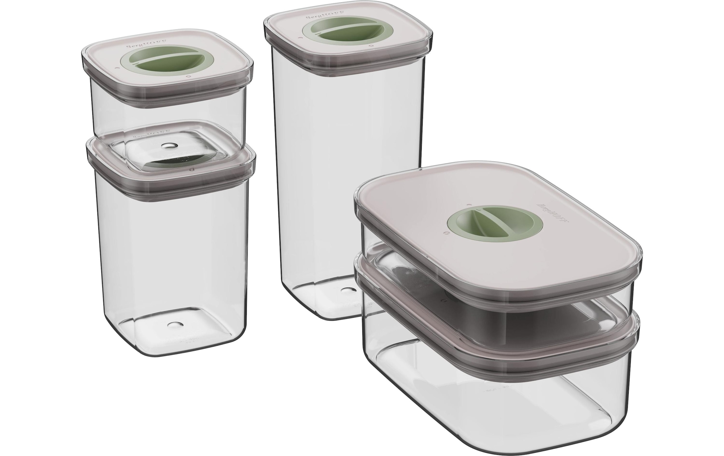 BergHOFF Vorratsdose »Set Leo Smart Seal 5-teilig« 5 Stk. tlg.