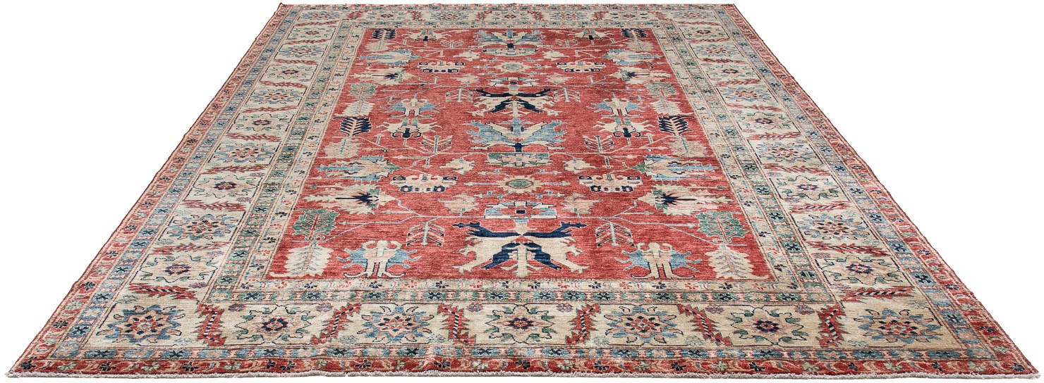 Image of morgenland Wollteppich »Heriz Medaillon 302 x 228 cm«, rechteckig, 0,8 mm Höhe, Unikat mit Zertifikat bei Ackermann Versand Schweiz